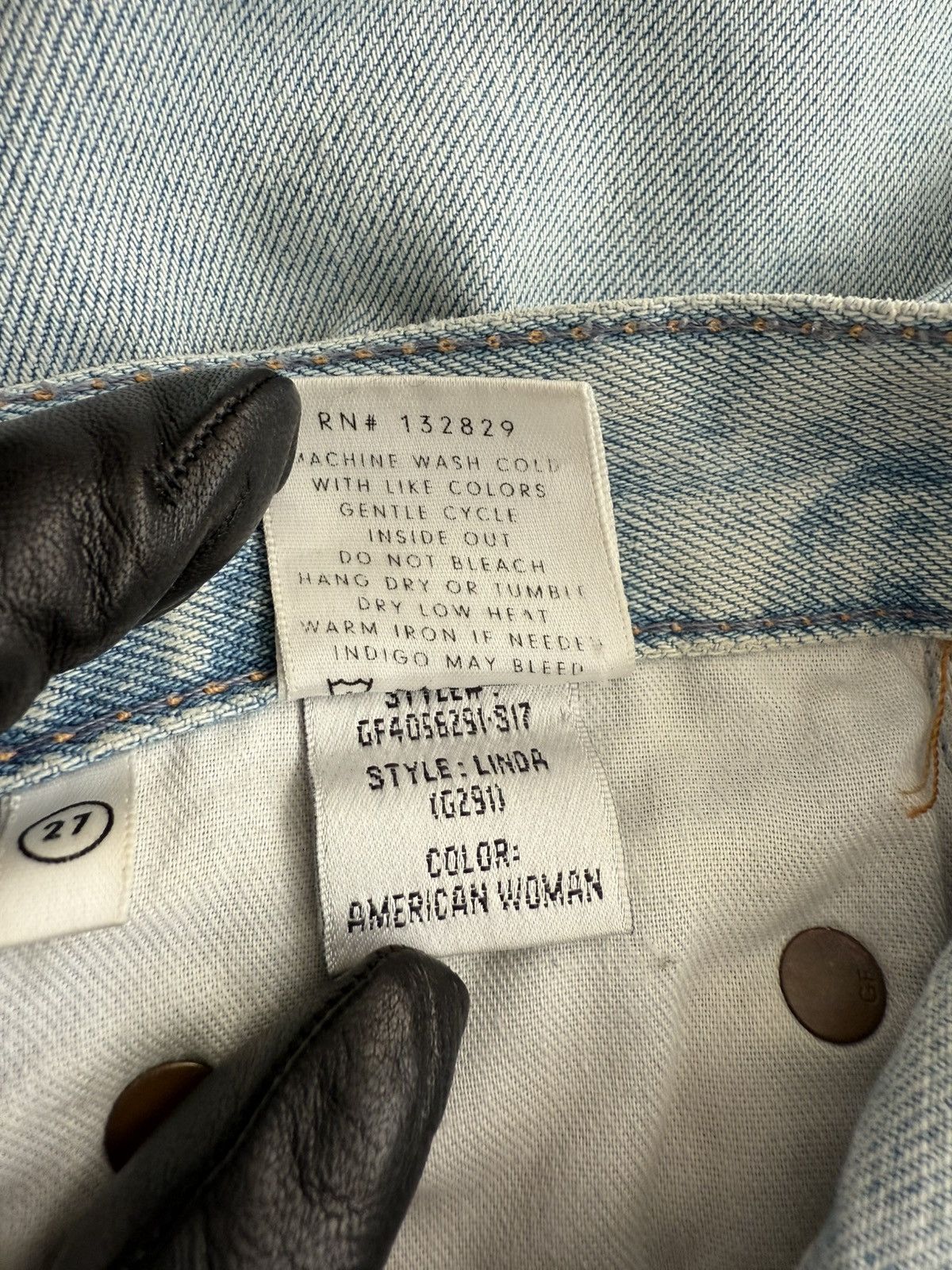 GRLFRND GRLFRND ‘Linda (G291)’ Distressed Denim Jeans Size 27" / US 4 / IT 40 - 5 Thumbnail
