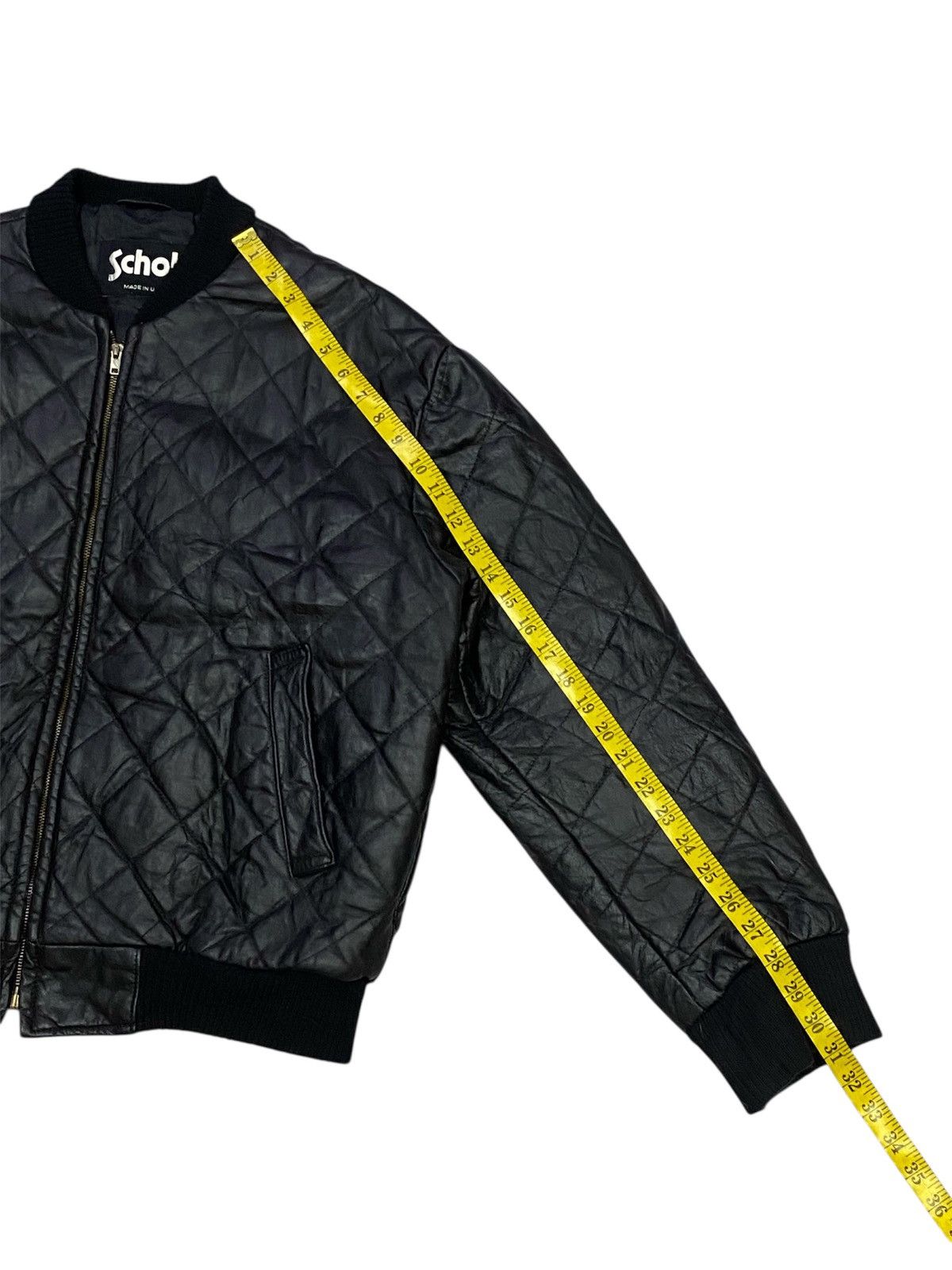 Schott Vintage 90s Schott NYC Leather Aviator Bomber Jacket Size US L / EU 52-54 / 3 - 20 Thumbnail