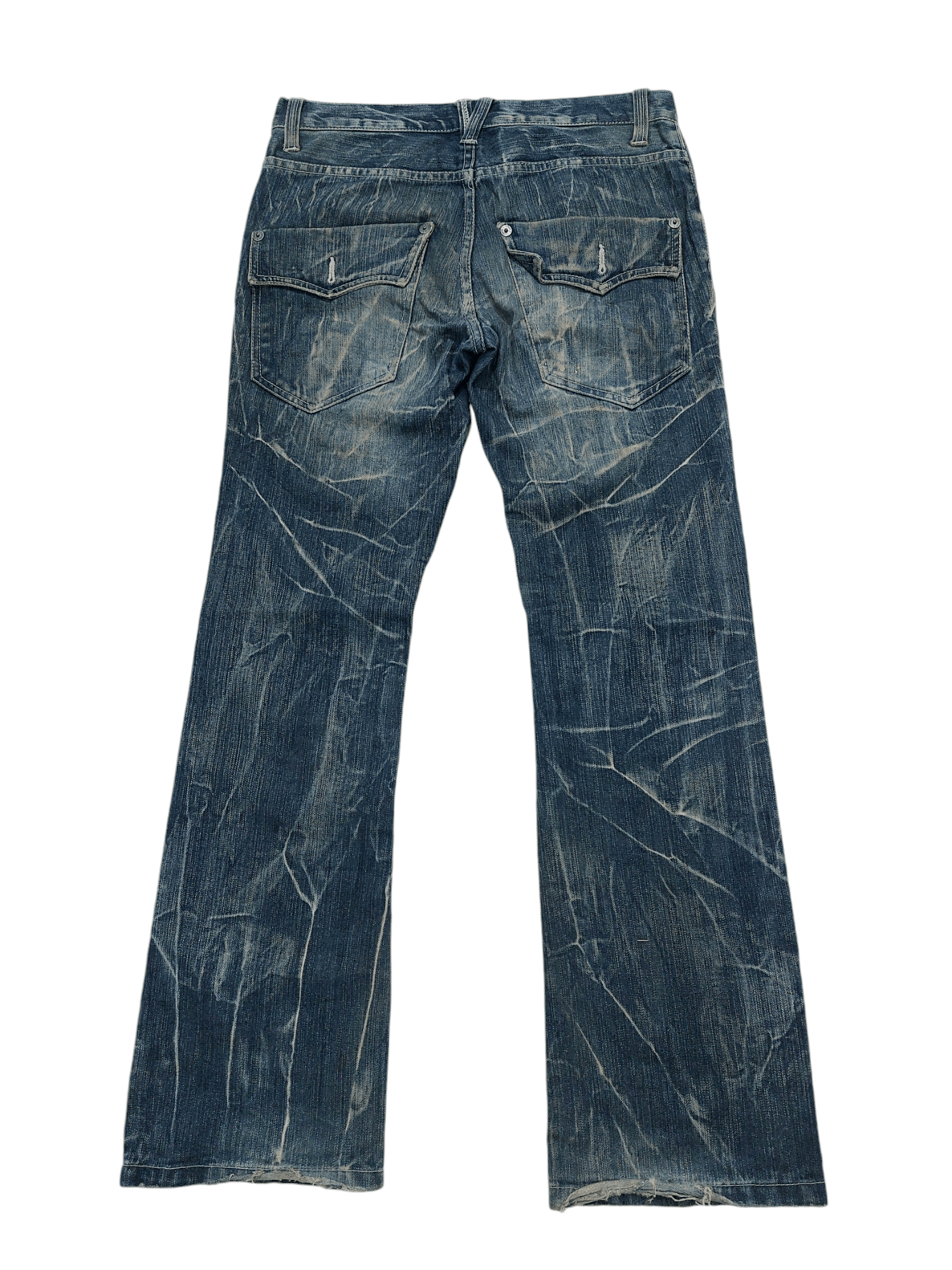 Japanese Brand × Vintage Vintage Nylaus Japan Flare Jeans Size US 31 - 2 Thumbnail
