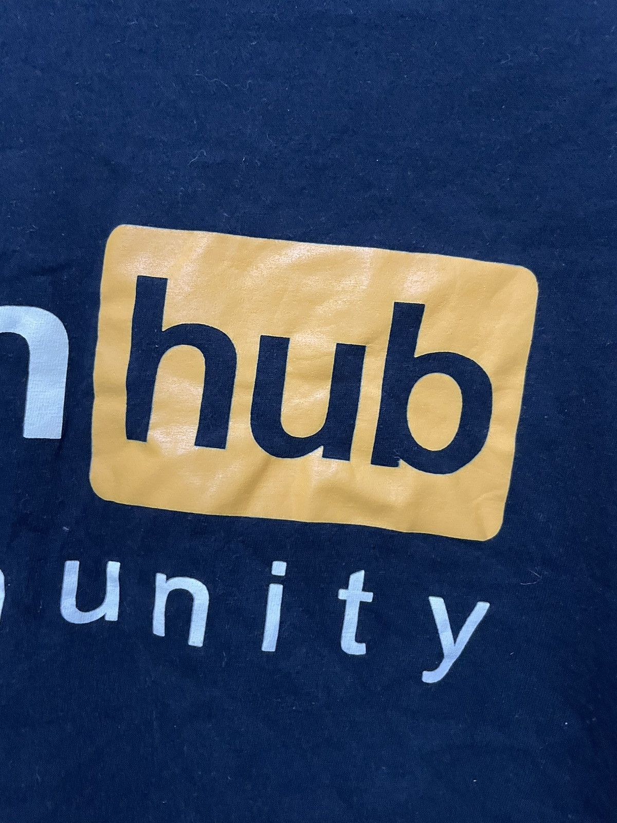 Vintage Vintage Porn Hub Community T Shirt Tee Baggy Big Logo Y2K Size US M / EU 48-50 / 2 - 4 Thumbnail