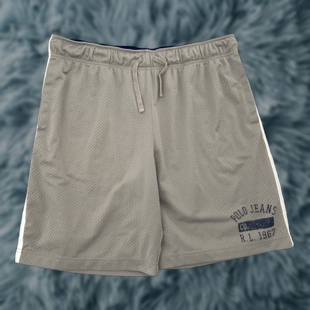 Ralph Lauren VINTAGE Polo Jeans Company Shorts Adult Extra Large Gray Lined Ralph Lauren XL Size US XL / EU 56 / 4 - 1 Thumbnail