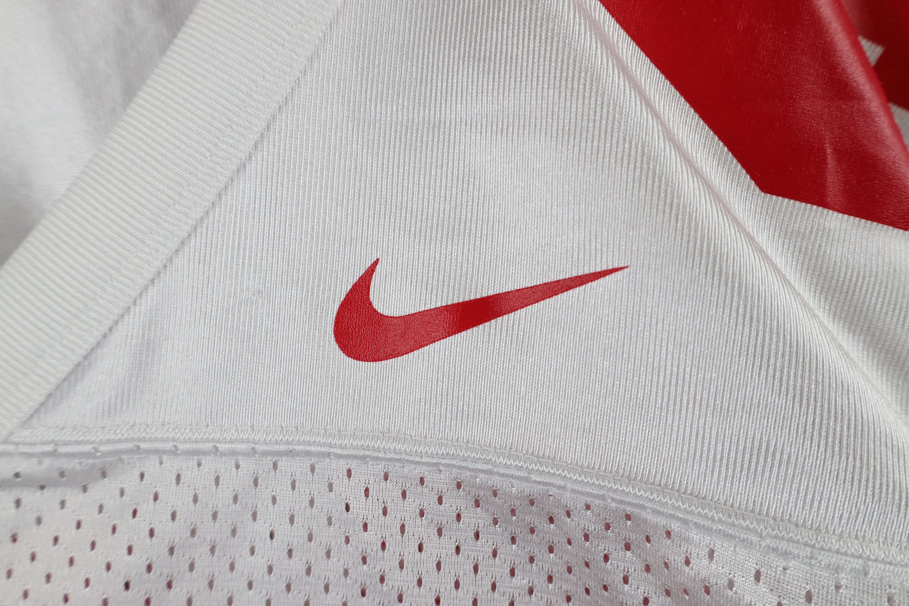 Nike × Vintage Vintage Nike Ohio State University Football Jersey White #47 Size US L / EU 52-54 / 3 - 4 Thumbnail