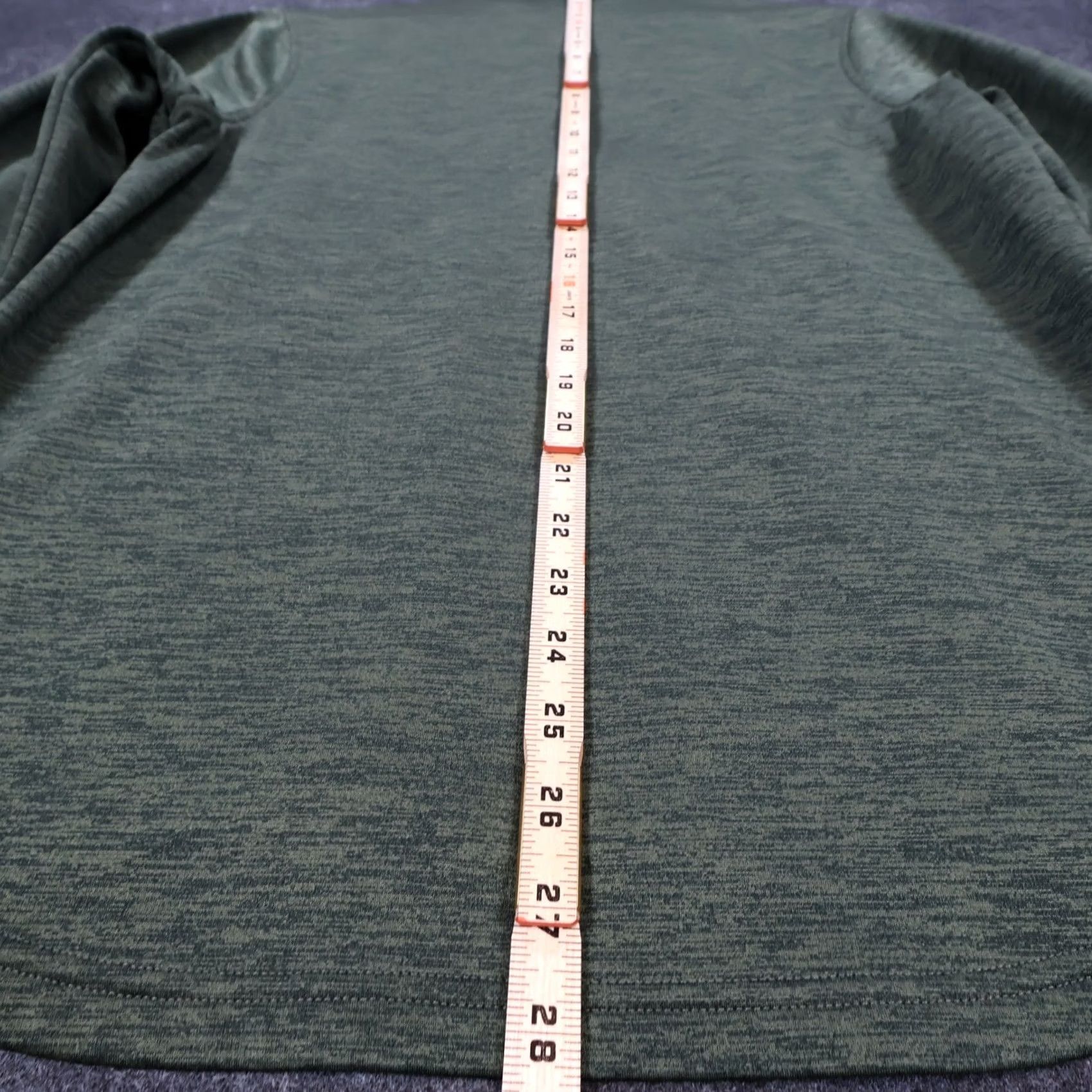 Under Armour Under Armour ColdGear Quarter Zip Pullover Mens Medium Green Fleece Size US M / EU 48-50 / 2 - 5 Thumbnail