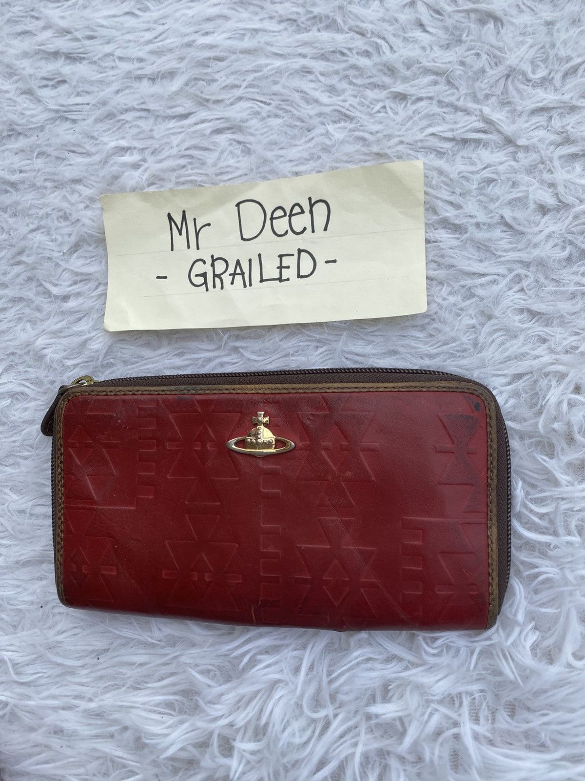 Vivienne Westwood Rare Vivienne Westwood Leather Wallet Size ONE SIZE - 3 Thumbnail