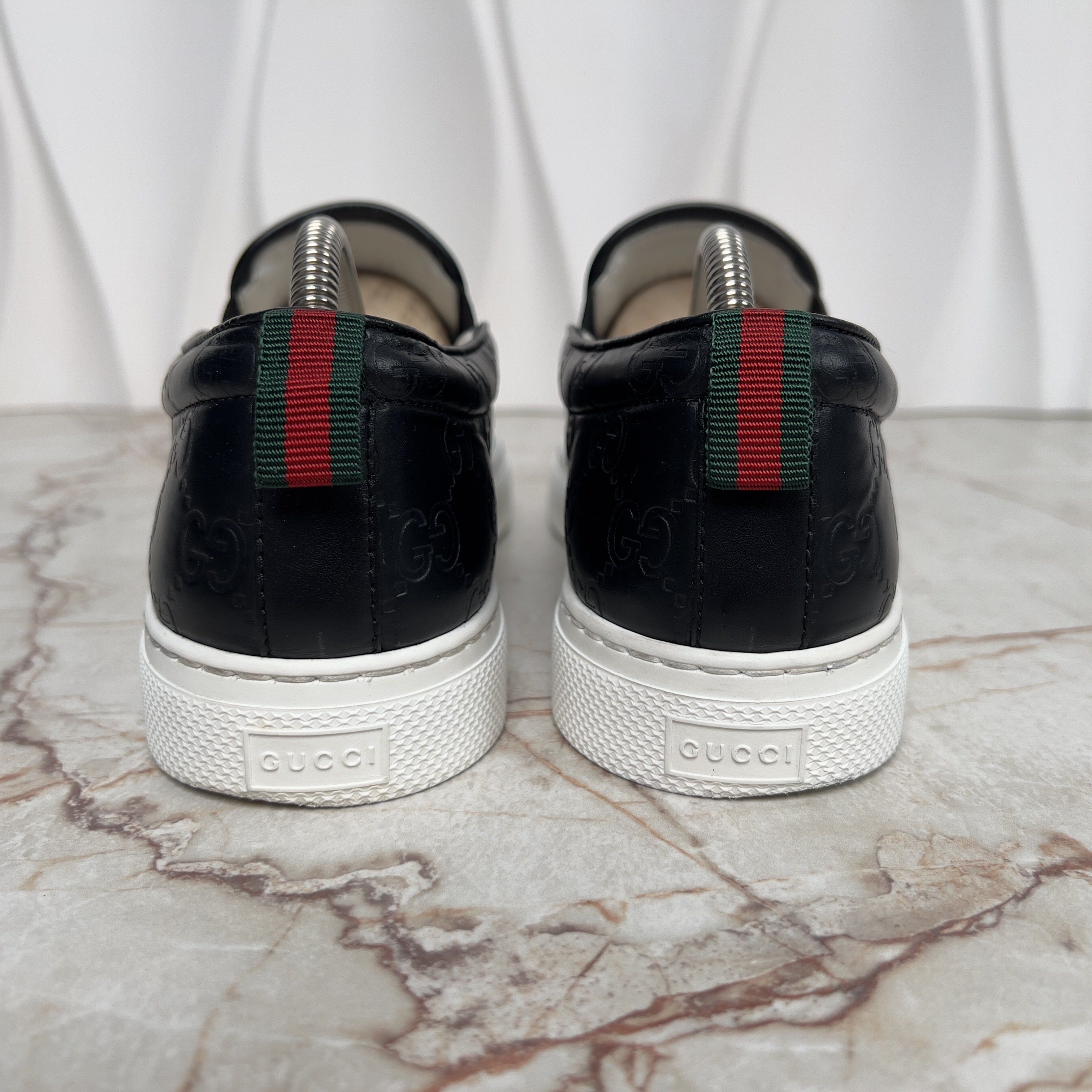 Gucci Dublin GG Guccissima Sneakers Slip On Leather Size US 8 / EU 41 - 8 Thumbnail