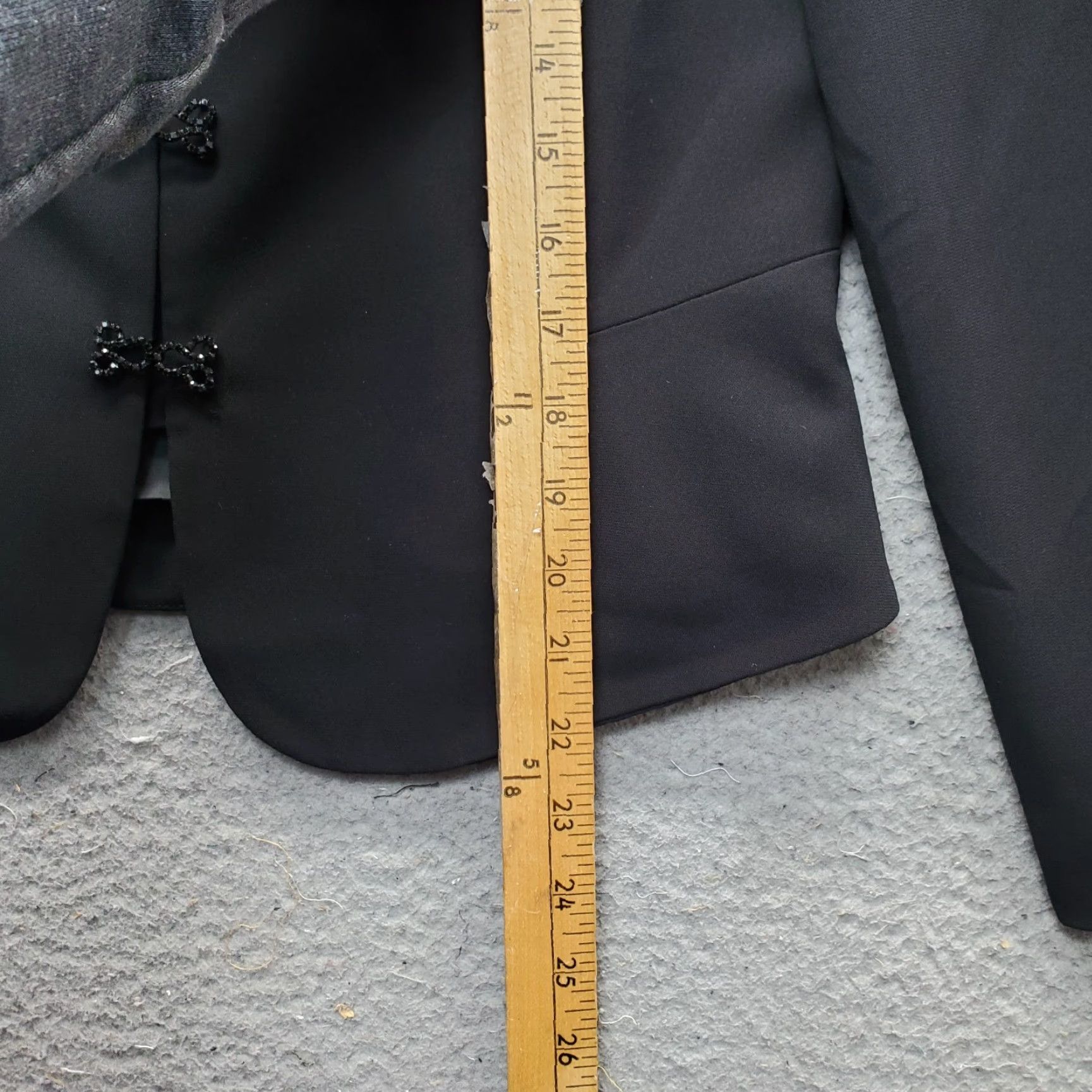 Evan Picone Evan Picone Blazer Jacket Womens Size 10 Black Single Breasted Peak Lapel Formal Jacket Size L / US 10 / IT 46 - 5 Thumbnail