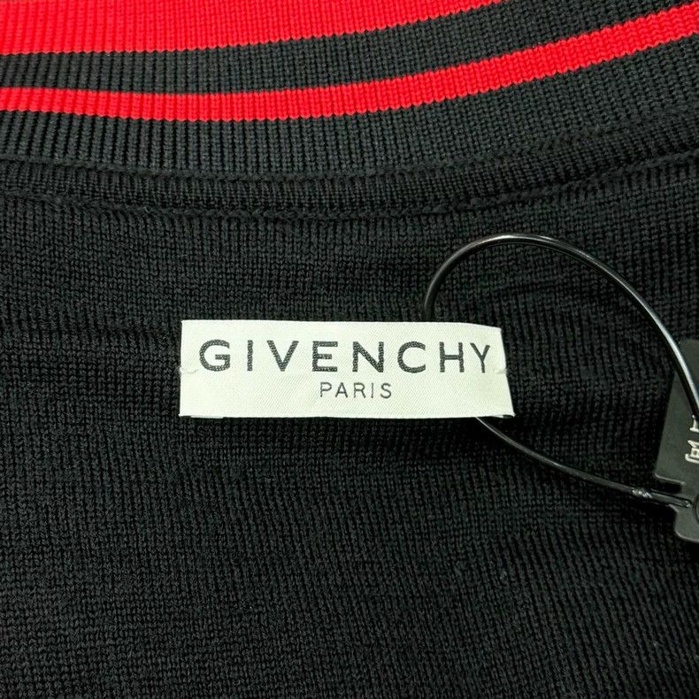 Givenchy Givenchy Cashmere Black and Red Patchwork Bulletproof Base Size US XL / EU 56 / 4 - 4 Thumbnail