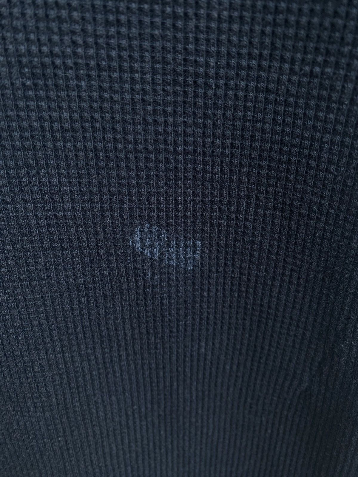 Number (N)ine Number Nine Thermal Waffle Black Logo Tee Size US S / EU 44-46 / 1 - 4 Thumbnail