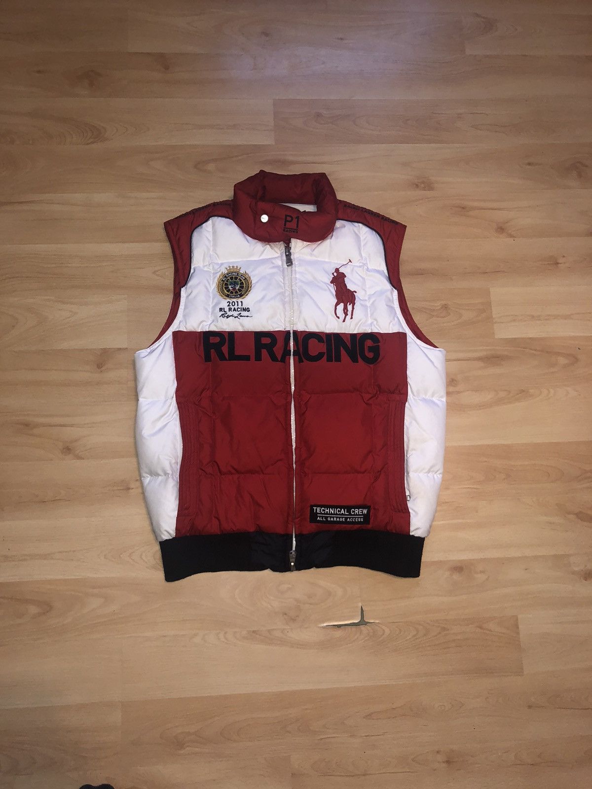 image of Ralph Lauren 2011 Ralph Laruen Racing Vest in White, Men's (Size Medium)