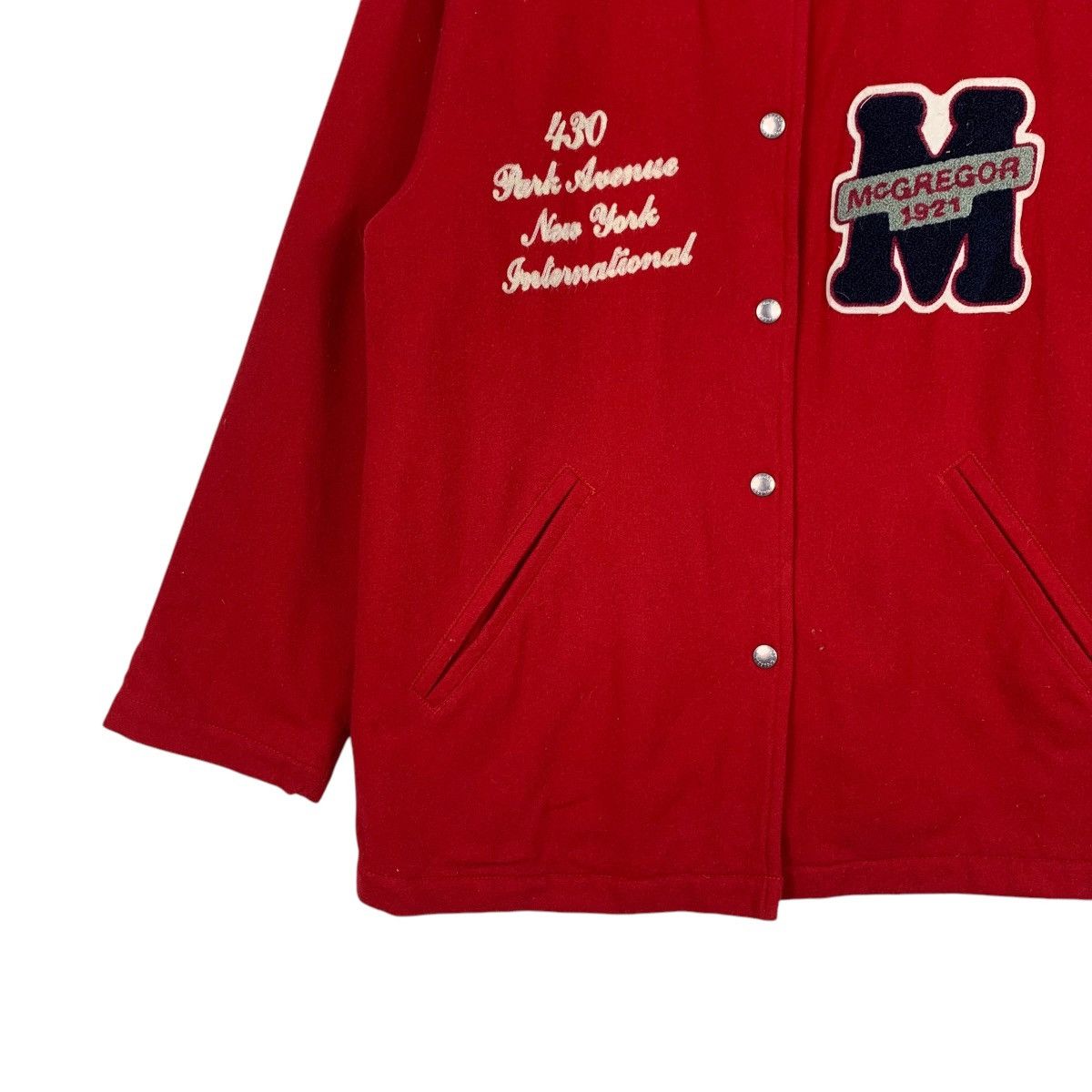 McGregor M’GREGOR Authentic Casualwear Big Logo Wool Jacket #2059-C89 Size US M / EU 48-50 / 2 - 3 Thumbnail