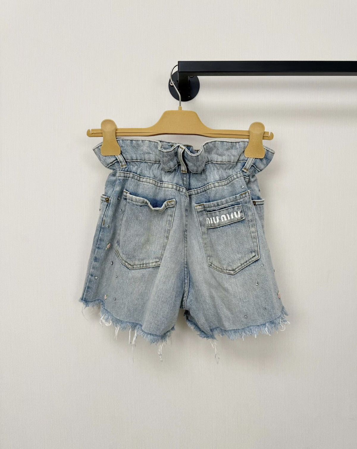 Miu Miu Miumiu denim shorts Size 24" / US 00 / IT 34 - 2 Thumbnail