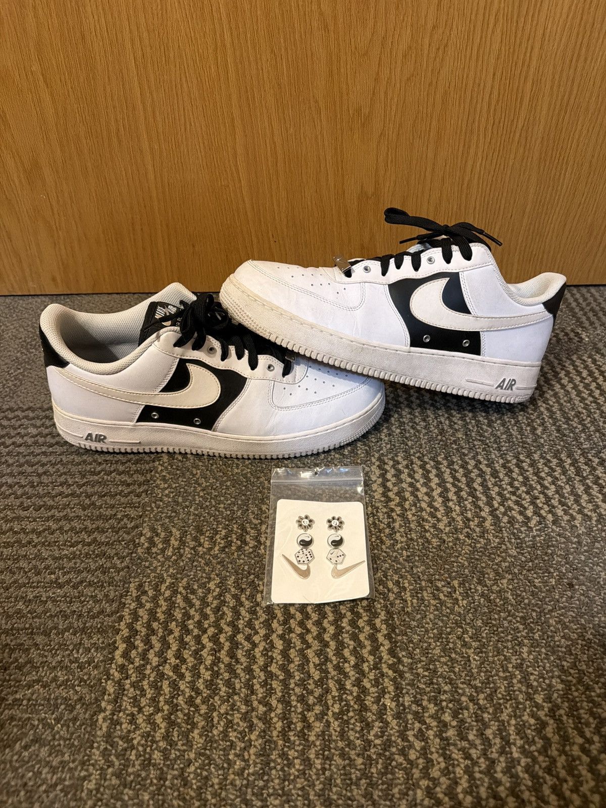 Nike Nike Air Force 07 Premium Silver Chain Size US 13 / EU 46 - 1 Thumbnail