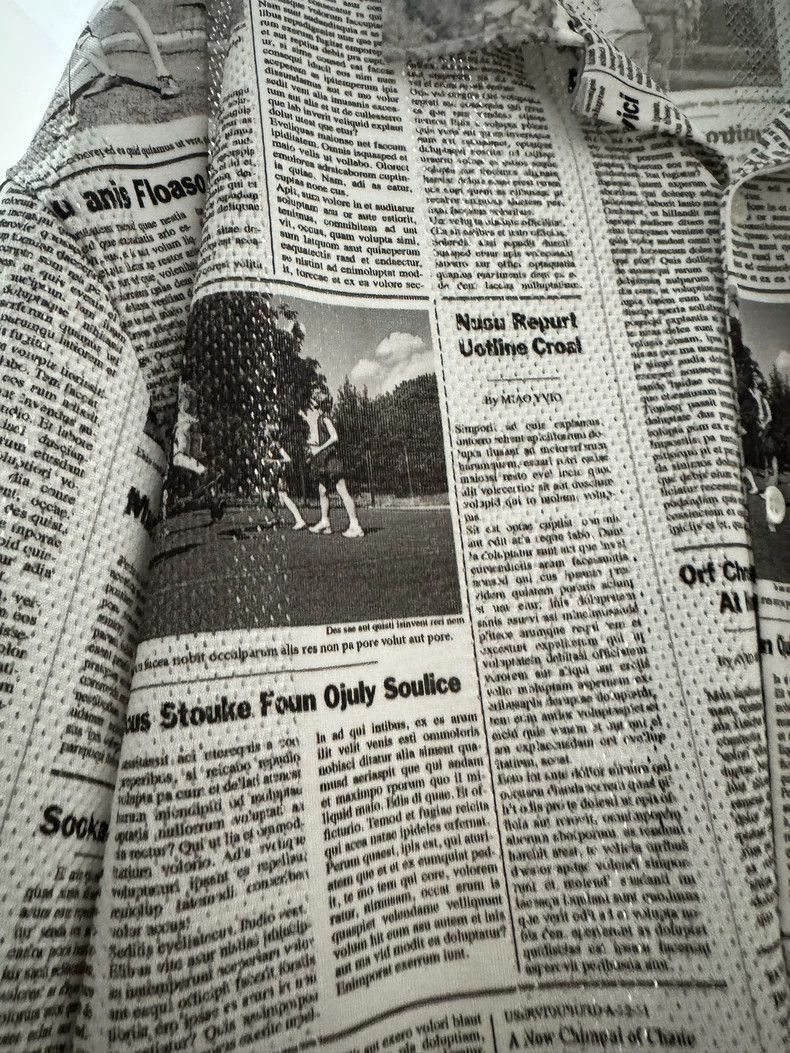 Balenciaga Manga Newspaper Shirt-2506