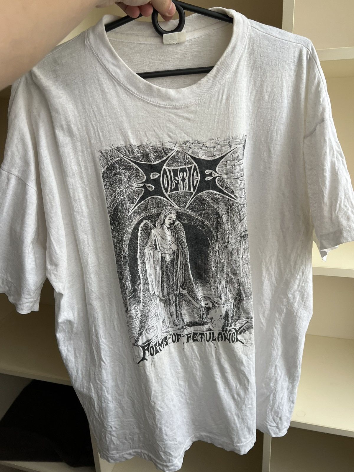 Band Tees Vintage 90s Solstice Band Tee Metal Poems Of Petulancy Size US XXL / EU 58 / 5 - 12 Thumbnail