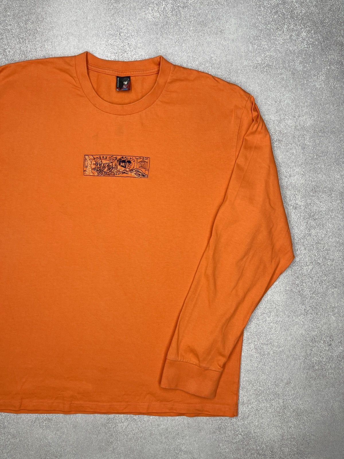 Derschutze Mens Derschutze Van Gogh Print V2 Longsleeve Orange Size US XL / EU 56 / 4 - 3 Thumbnail