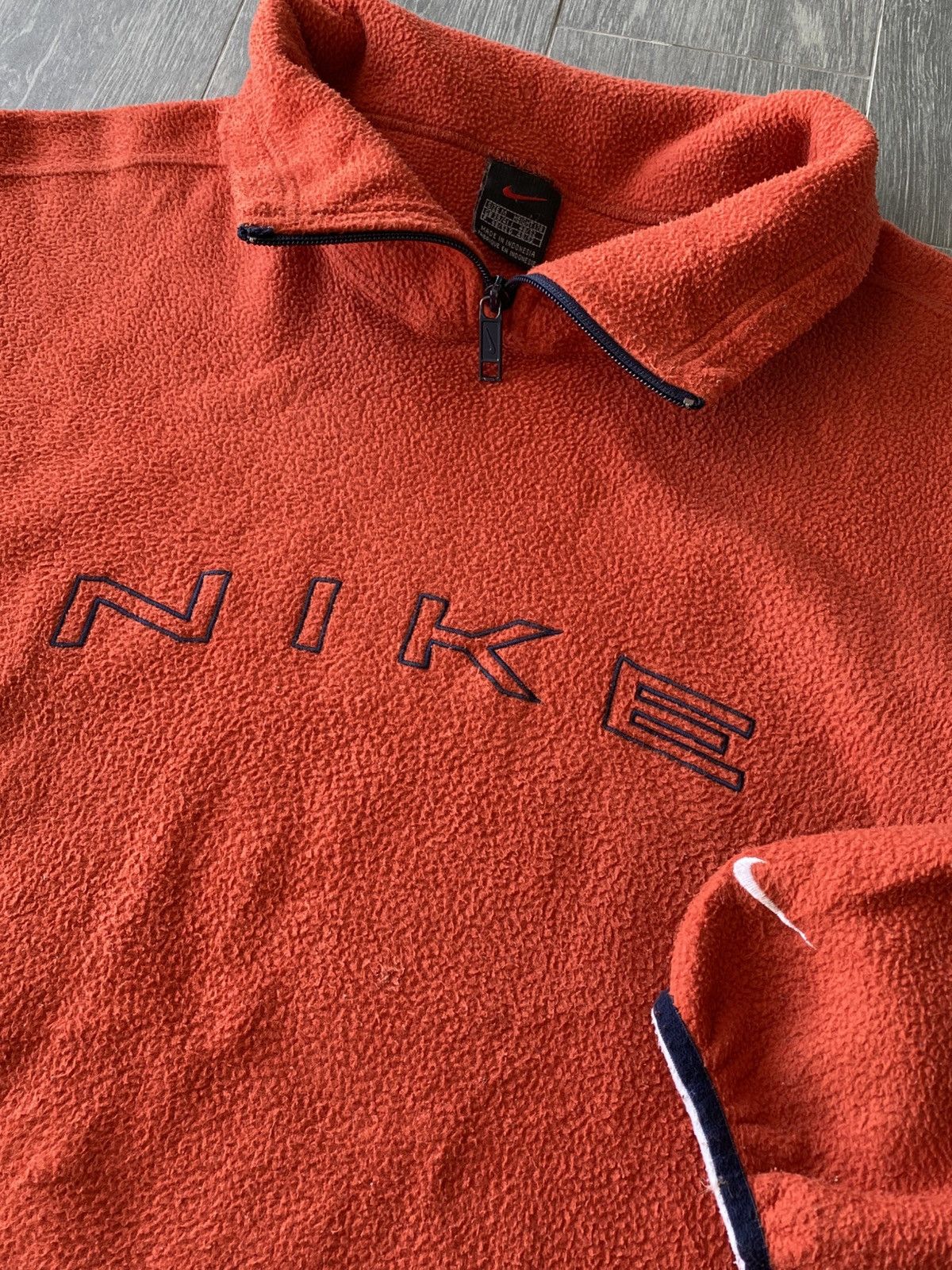 Nike × Nike ACG × Vintage Vintage Nike SpellOut Fleece Pullover Size US M / EU 48-50 / 2 - 5 Thumbnail