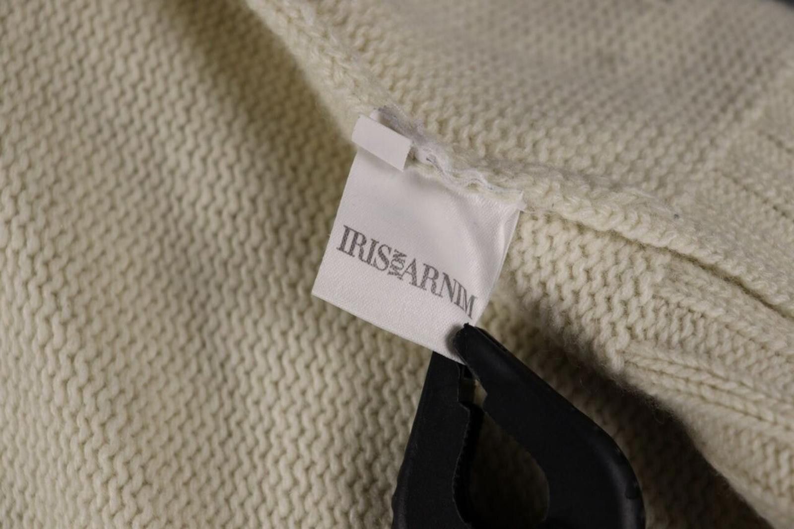 Iris von Arnim Iris Von Arnim Beige Wool Knit Cardigan Sweater Size M Size M / US 6-8 / IT 42-44 - 10 Thumbnail