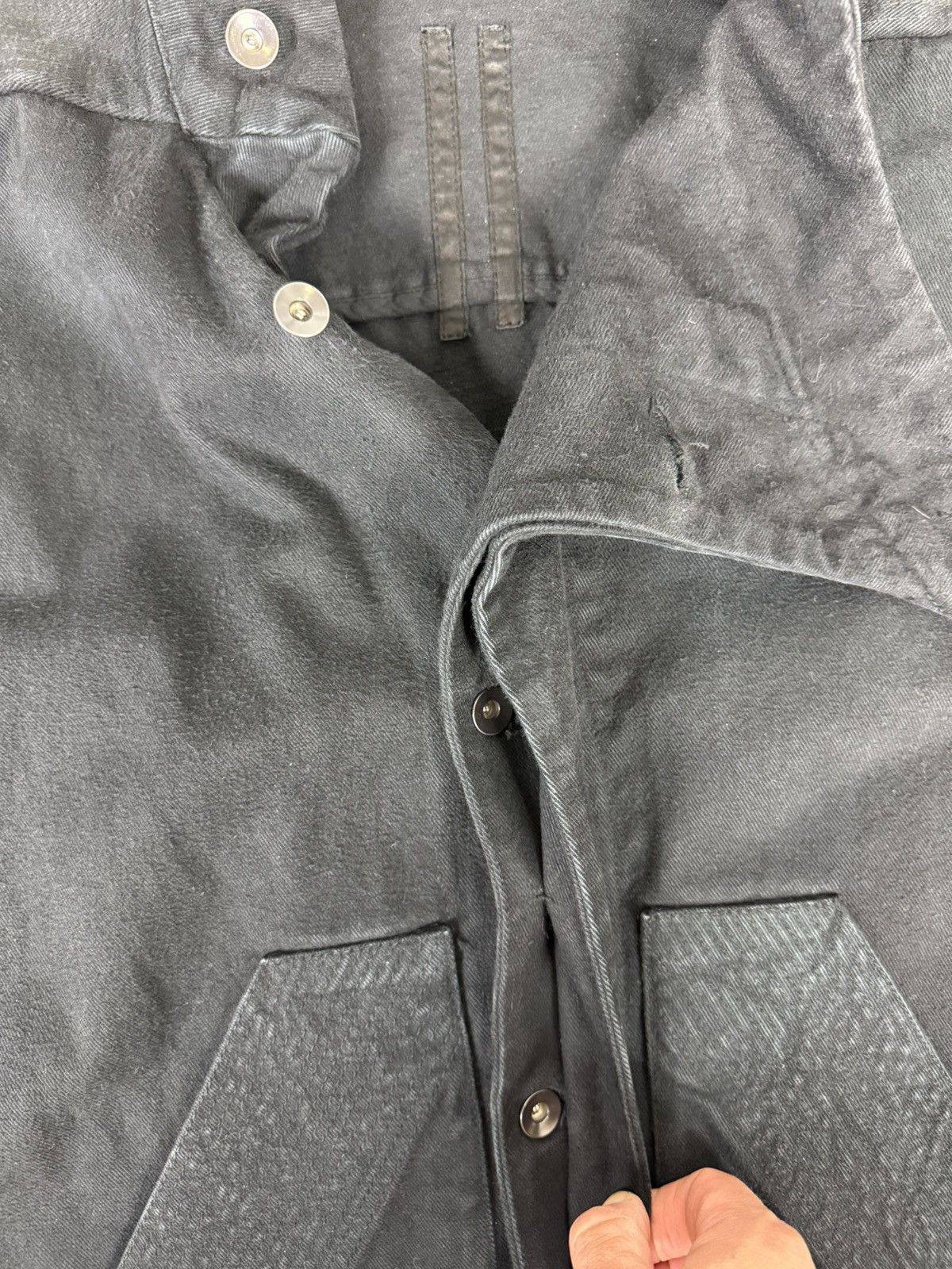 Rick Owens Drkshdw Rick Owens Drkshdw Garment Washed Cotton Prisoner Jacket Size US XL / EU 56 / 4 - 11 Thumbnail