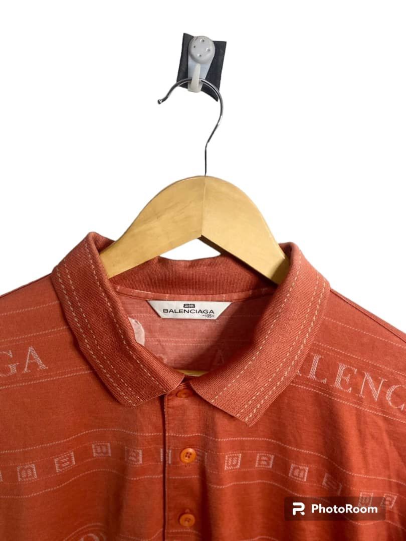 Balenciaga × Vintage Vintage 90s Polo Long Shirt Balenciaga Size US L / EU 52-54 / 3 - 5 Thumbnail