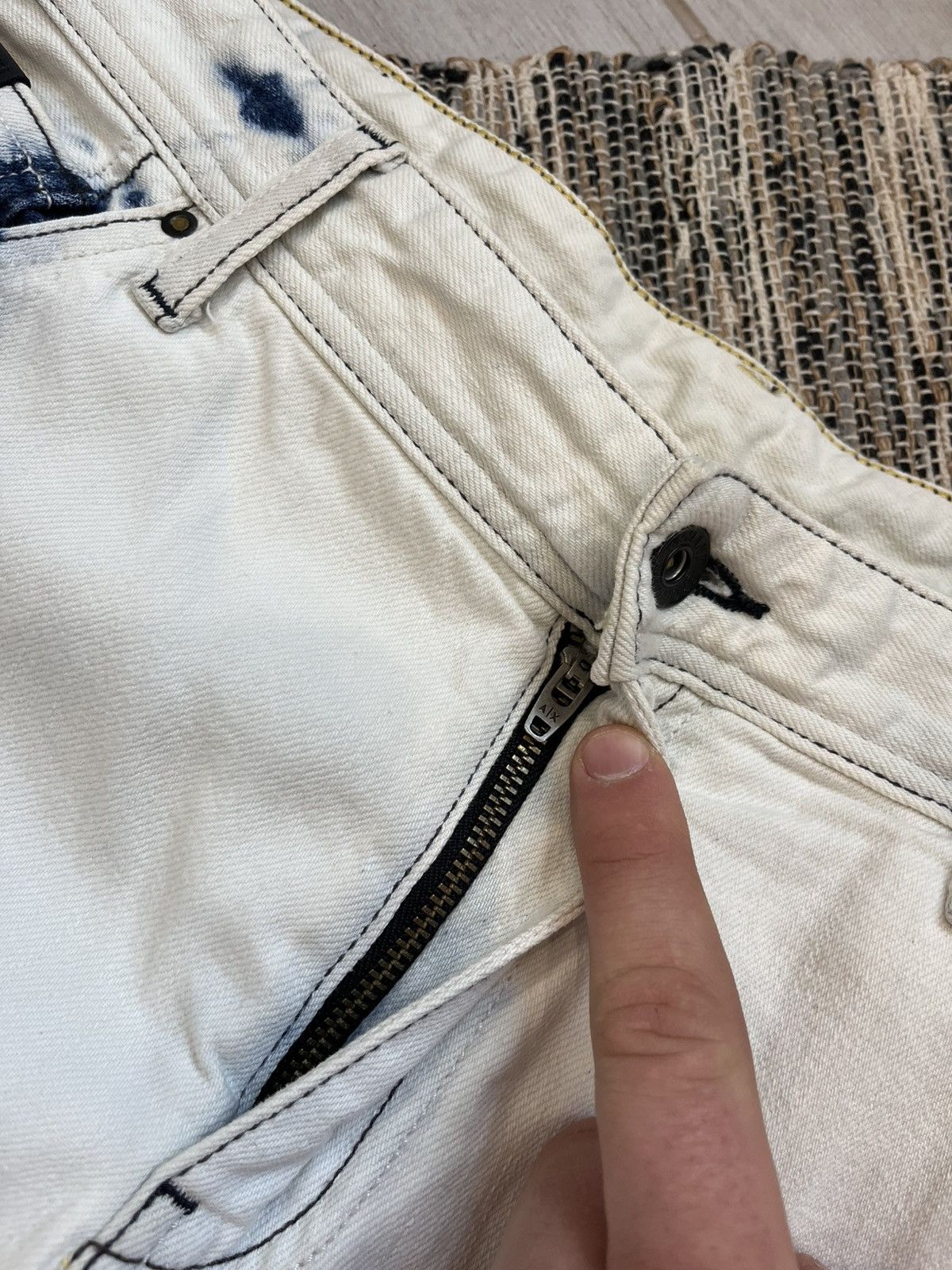 Armani Exchange × Designer Hype Armani Exchange skinny jeans j14 tiy dye style denim Size US 34 / EU 50 - 10 Thumbnail
