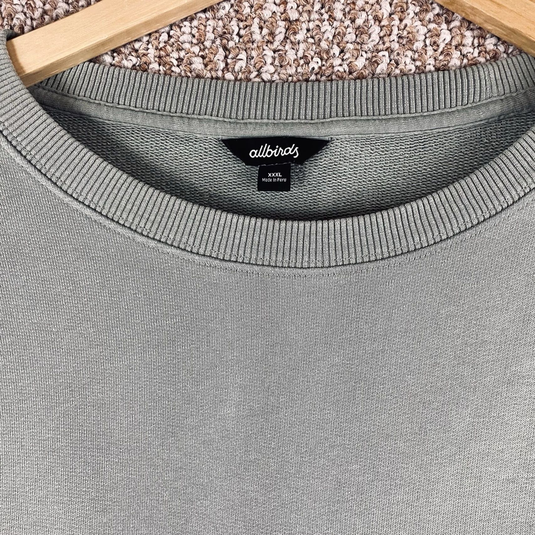 Allbirds Allbirds Sweatshirt 3XL (fits 2XL) Pullover Crewneck Green Logo Fleece Cotton Blend Long Sleeve Men Cardboard? Size US XXL / EU 58 / 5 - 5 Thumbnail