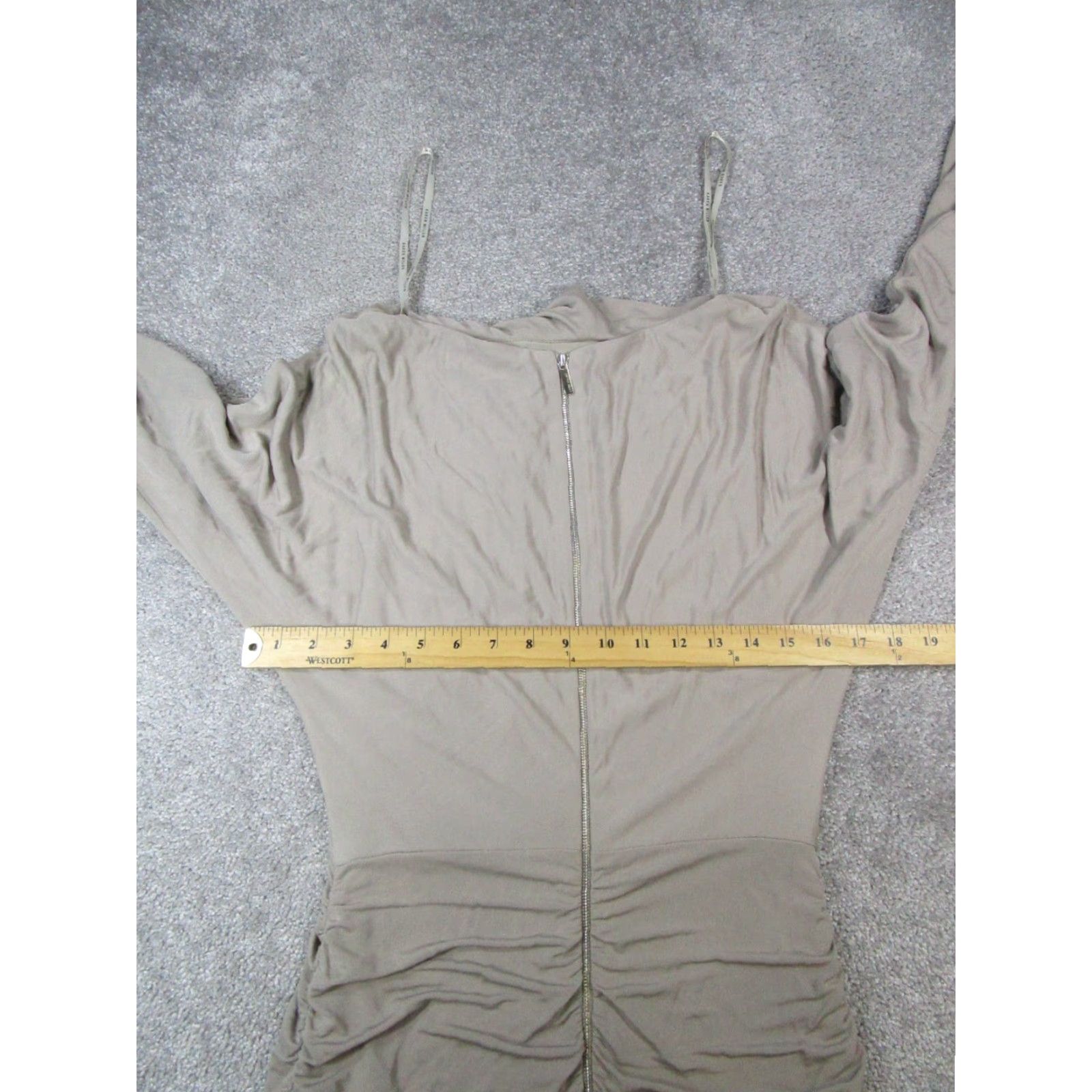 Karen Millen Karen Miller Dress Womens 4 Brown Wrap Bodycon Dress Size S / US 4 / IT 40 - 5 Thumbnail