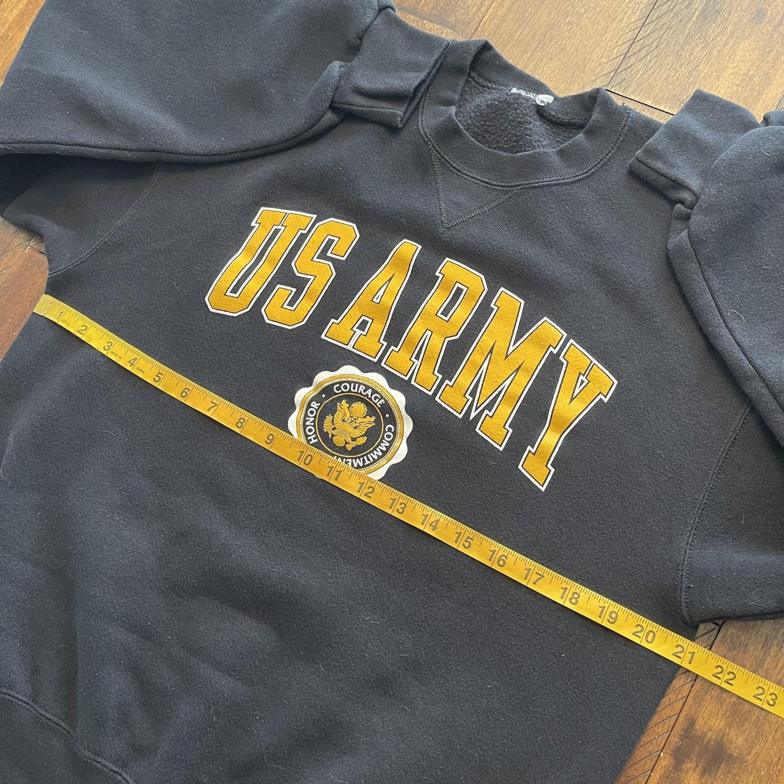 Jerzees US Army Sweatshirt Mens XL Crewneck Pullover Honor Courage Size US L / EU 52-54 / 3 - 6 Thumbnail