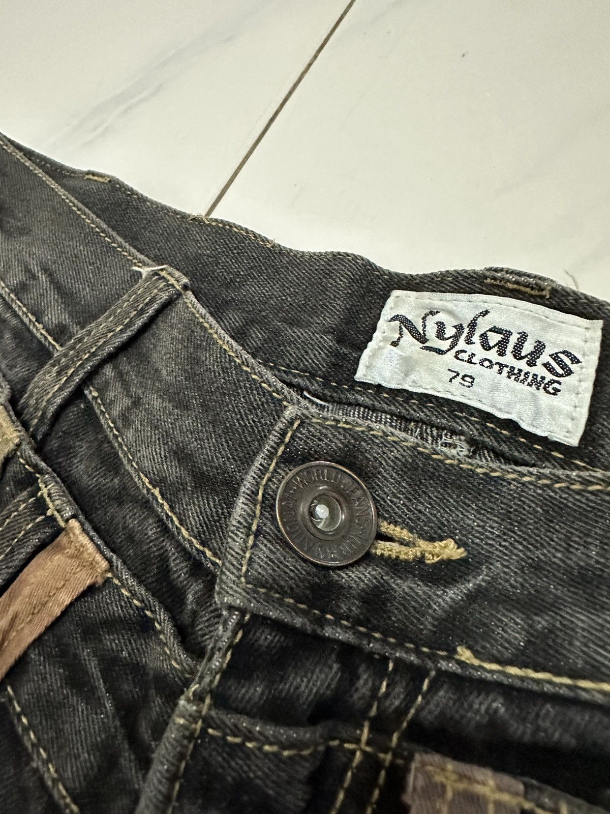 Japanese Brand VTG Distress Nylaus Double Waist Like Undercover Pants Size US 34 / EU 50 - 7 Thumbnail