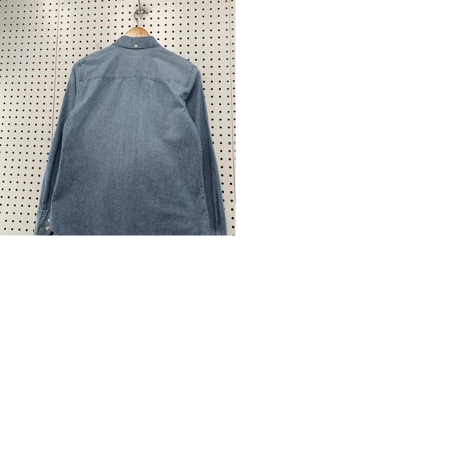 J.Crew J CREW Button-Up Shirt Womens Small Blue Denim Long Sleeve Retro Regular Size S / US 4 / IT 40 - 9 Thumbnail