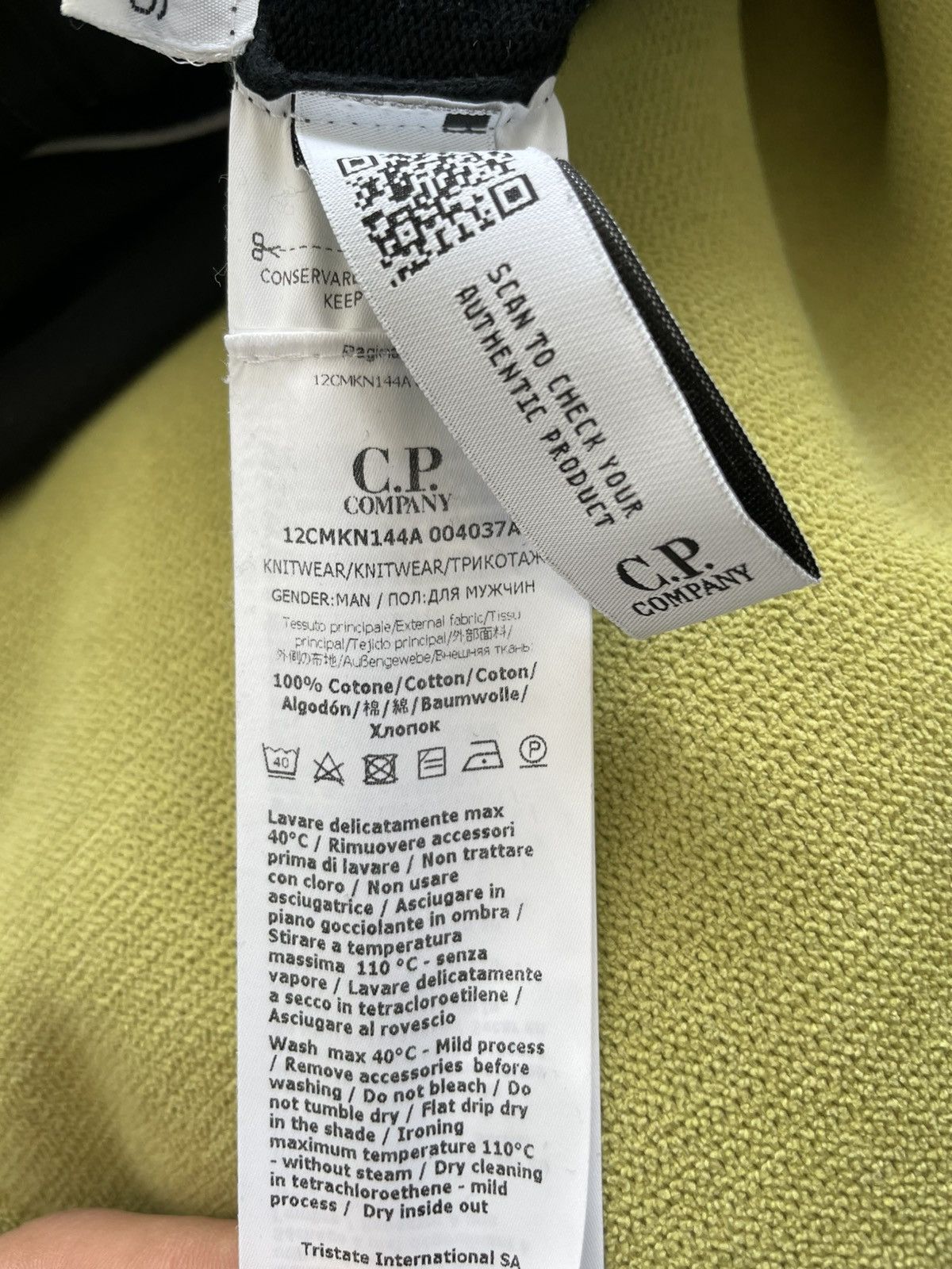 C.P. Company C.P. Company Lens Zip-Up Knitted sweatshirt - Black Size US S / EU 44-46 / 1 - 10 Thumbnail