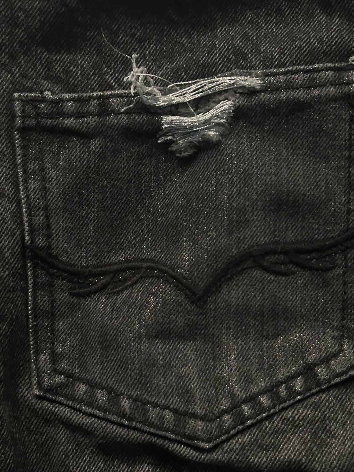 GOSTAR DE FUGA Japanese FUGA Flared Distressed Jeans Size US 28 / EU 44 - 5 Thumbnail