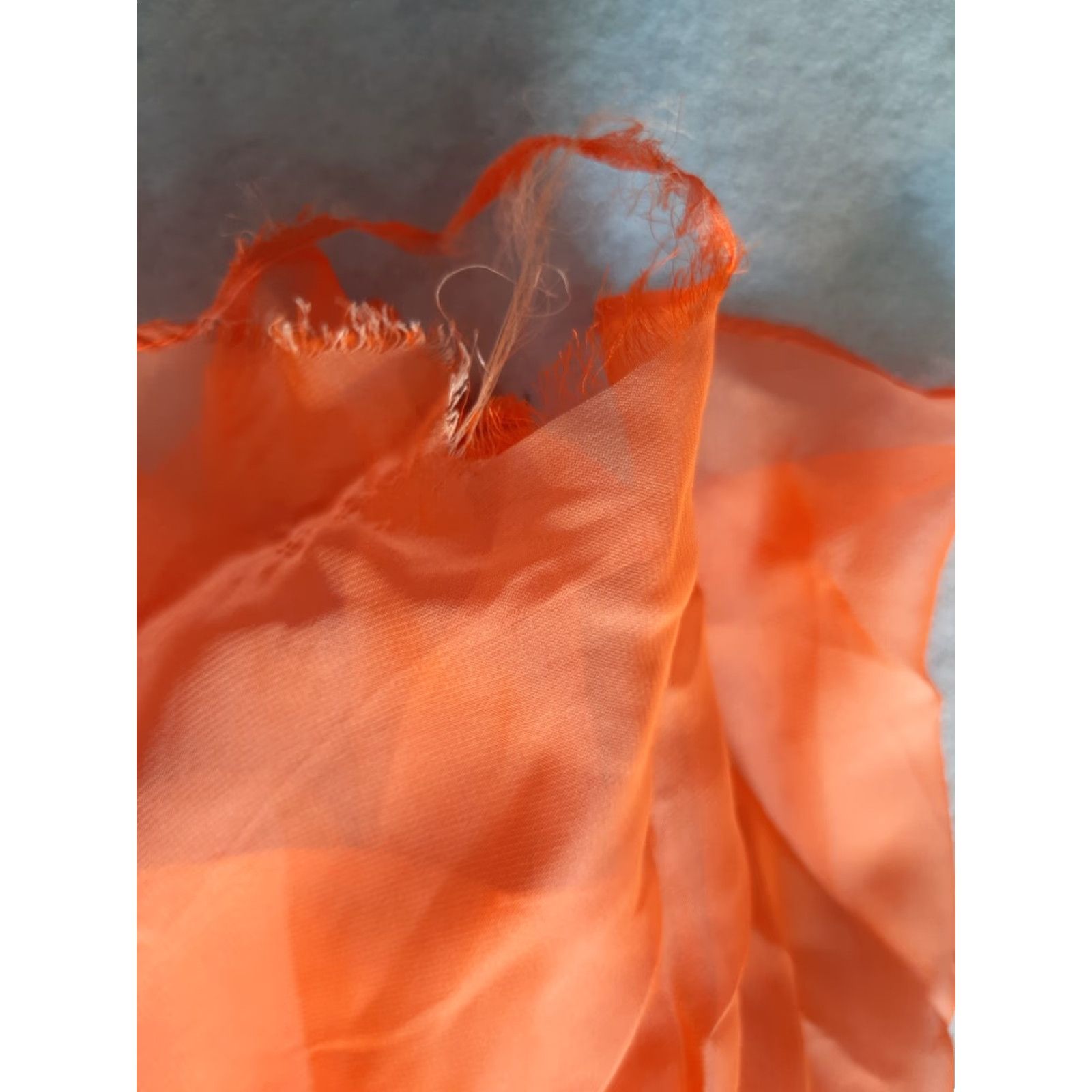 Vintage VINTAGE Studio 17 Prom Dress One Strap Embellished Beaded Glitter Long Orange 61" Sleeve Sleeveless 8 Women Formal Ball Gown Size M / US 6-8 / IT 42-44 - 3 Thumbnail