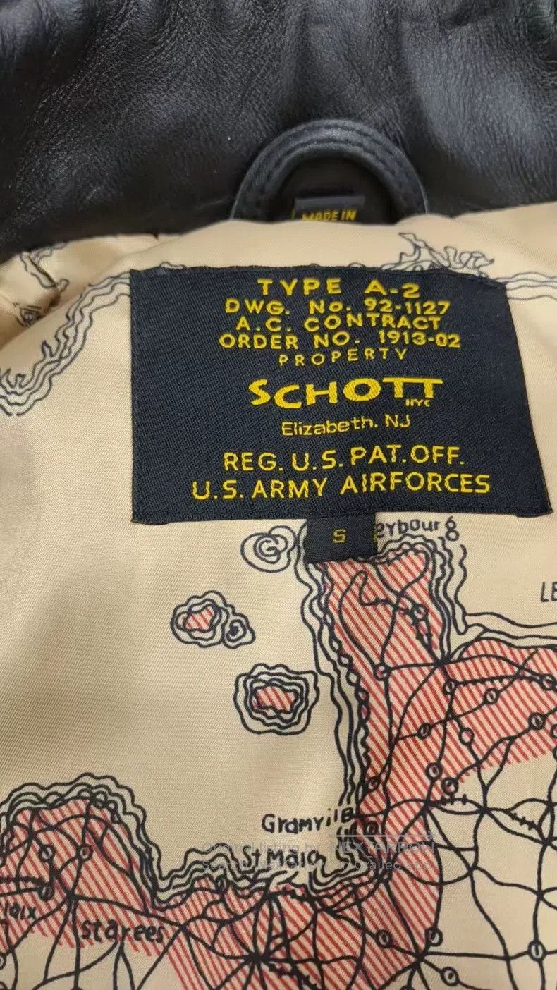 Other Classic American A2 Air Force flight leather jacket Size US M / EU 48-50 / 2 - 5 Thumbnail
