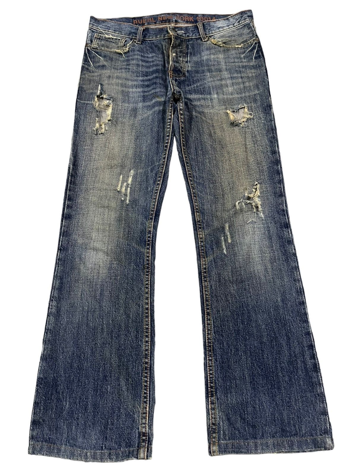 Ruehl No. 925 Vintage Ruehl No. 925 Blue Wash Distressed Style