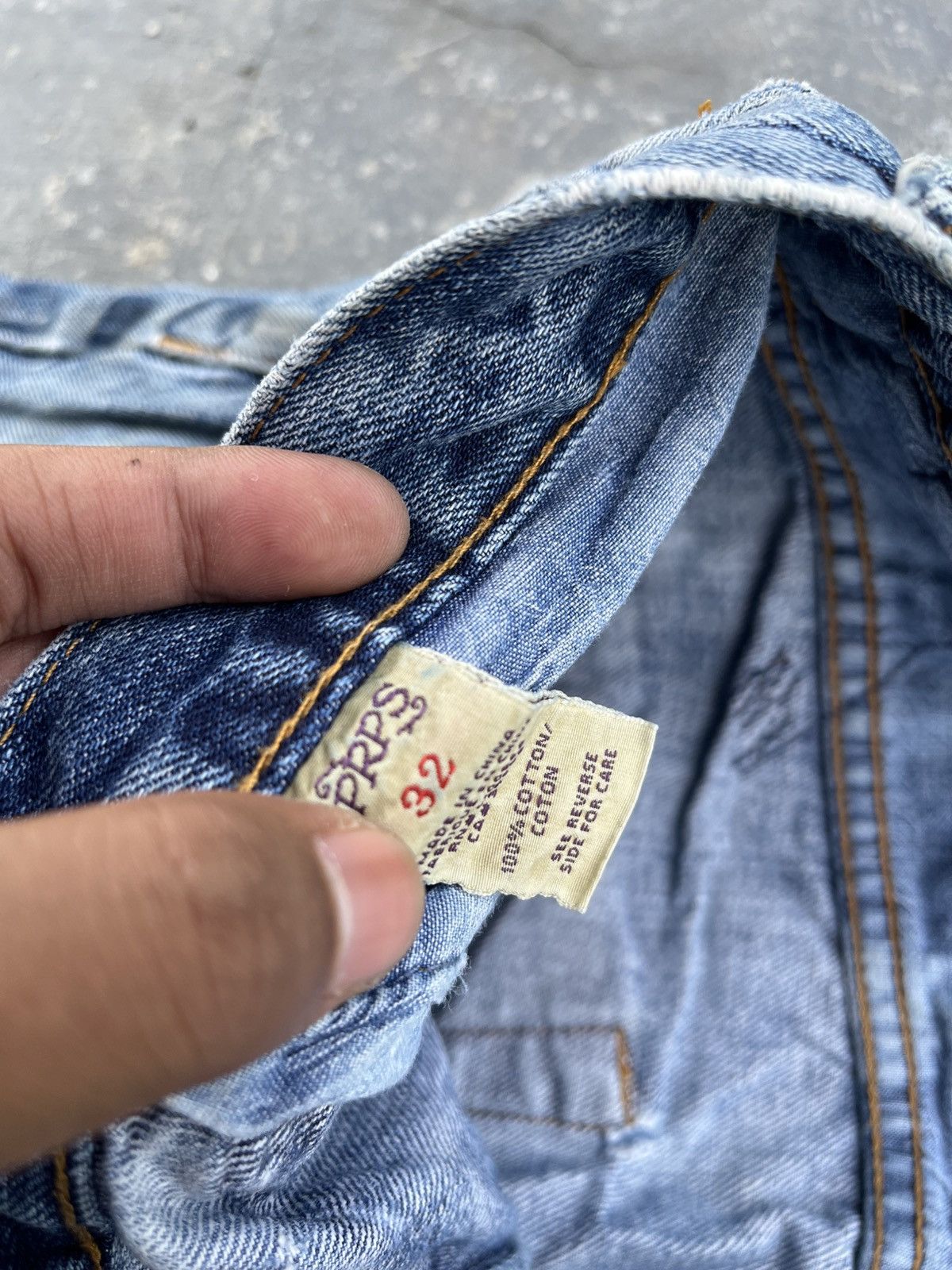 Prps × Vintage Prps Trashed Denim Size US 34 / EU 50 - 9 Thumbnail