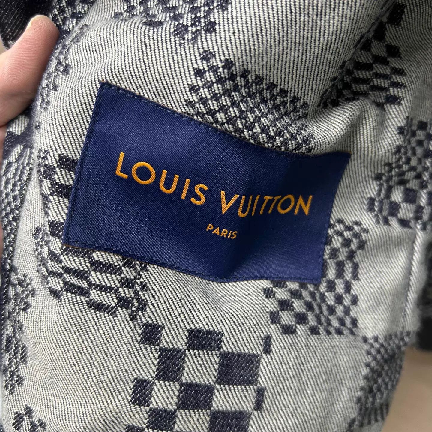 Louis Vuitton LV Damier Denim Jacket 58 Size US XXL / EU 58 / 5 - 4 Thumbnail