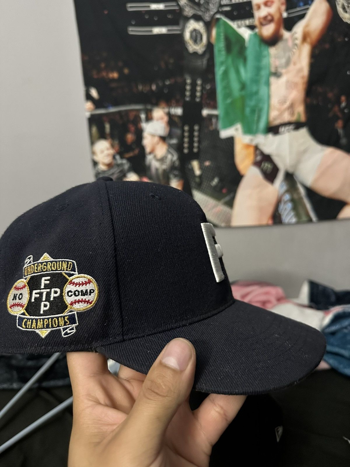 Fuck The Population FTP No Comp Fitted Hat 7 1/8 Size ONE SIZE - 2 Thumbnail
