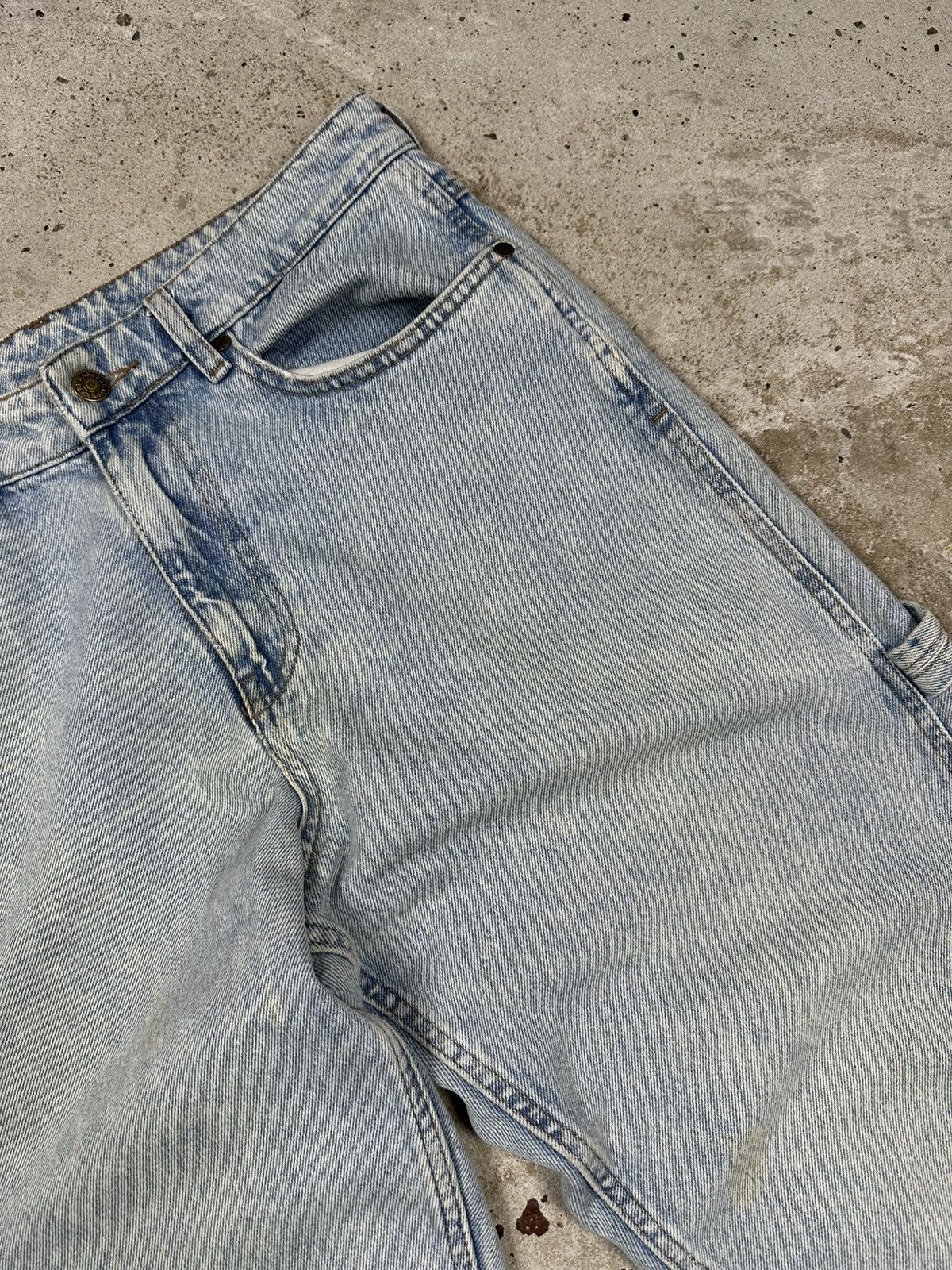 Karl Kani Vintage Y2K Karl Kani Carpenter Baggy Distressed Denim Pants Size US 31 - 8 Thumbnail