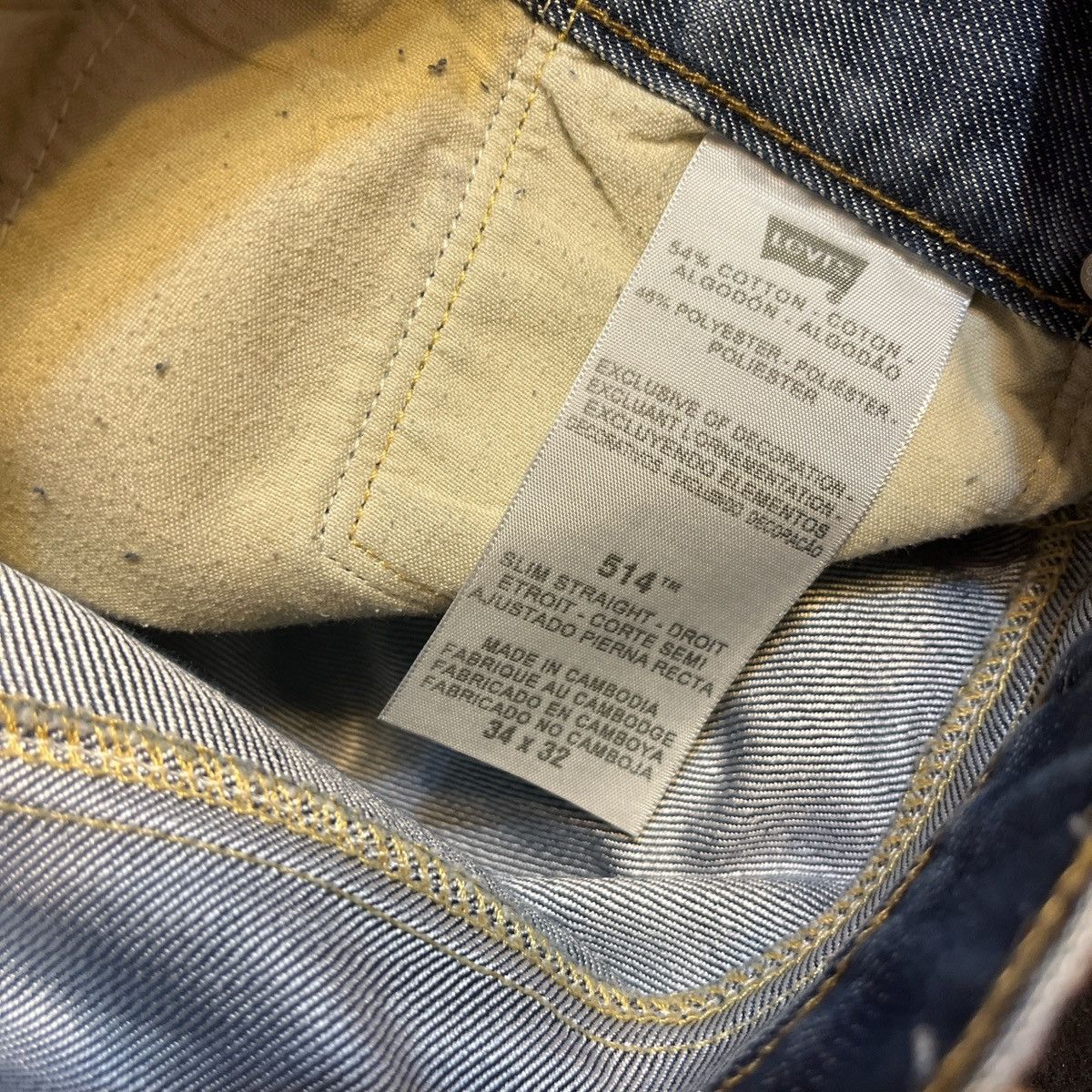 Levi's Gray and Blue embroidered jeans Size US 34 / EU 50 - 8 Thumbnail