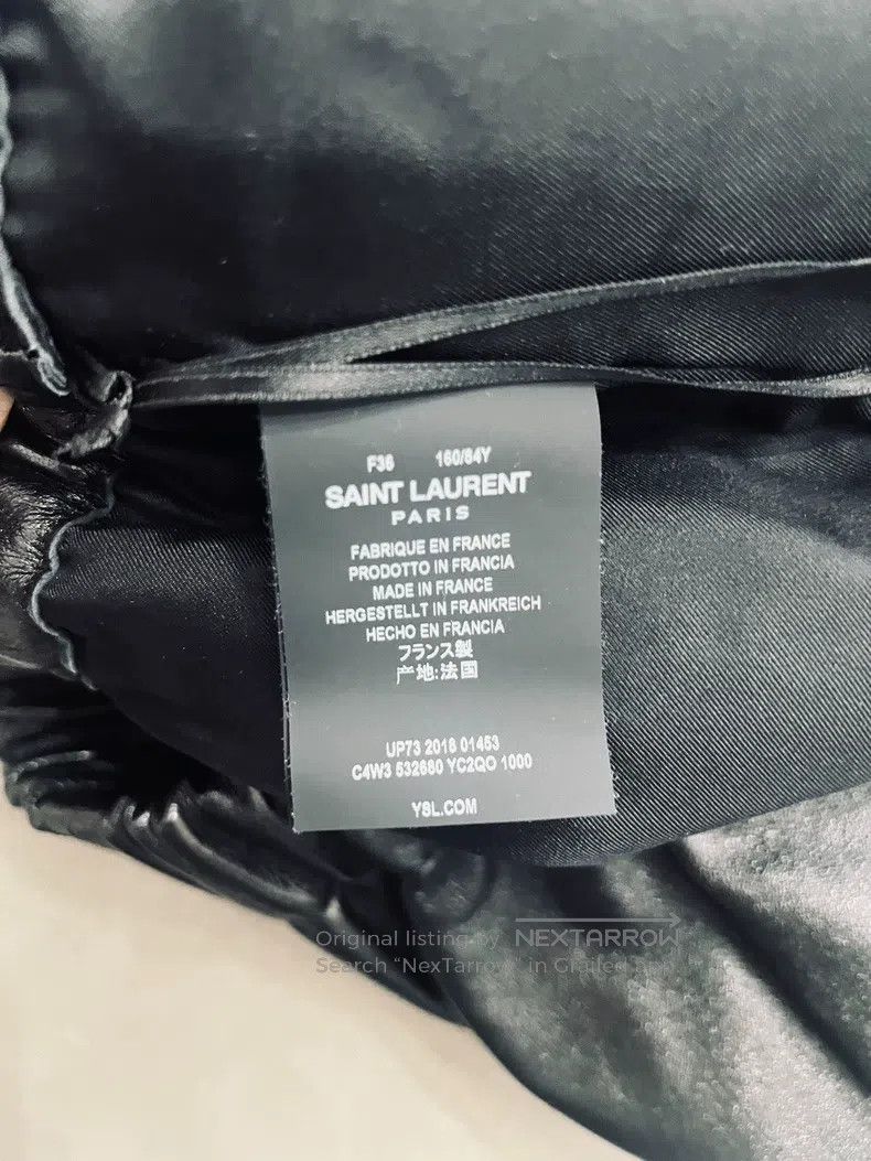 Saint Laurent Paris Saint Laurent Paris size F36 Leather Shorts Size 36" / US 14 / IT 50 - 4 Thumbnail