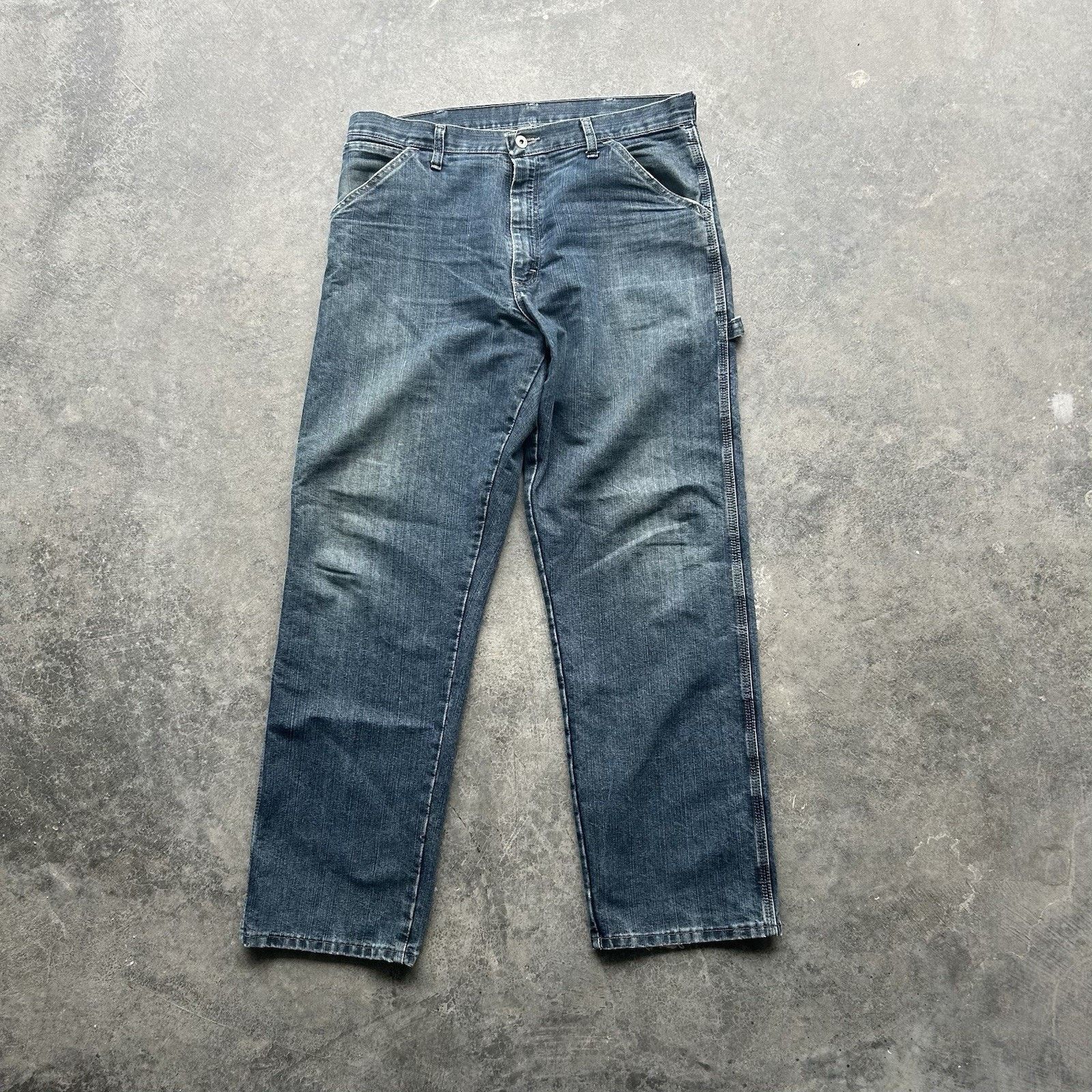 Wrangler Vintage Wrangler Carpenter Jeans Men’s 34 X 32 Workwear Util Size US 34 / EU 50 - 3 Thumbnail