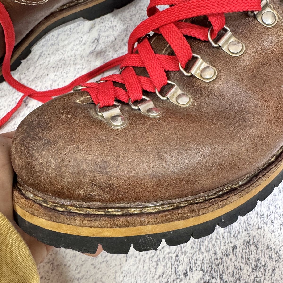 LOWA Vintage Heritage Lowa Germany Outdoor Hiking Boots UK8.5 Size US 9.5 / EU 42-43 - 14 Thumbnail