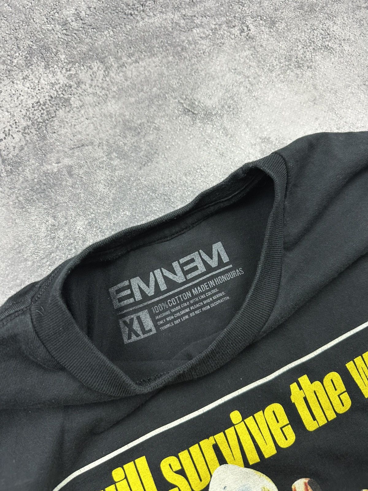 Eminem Vintage Eminem T Shirt Slim Shady Rare Black Rap y2k tees Size US XL / EU 56 / 4 - 6 Thumbnail