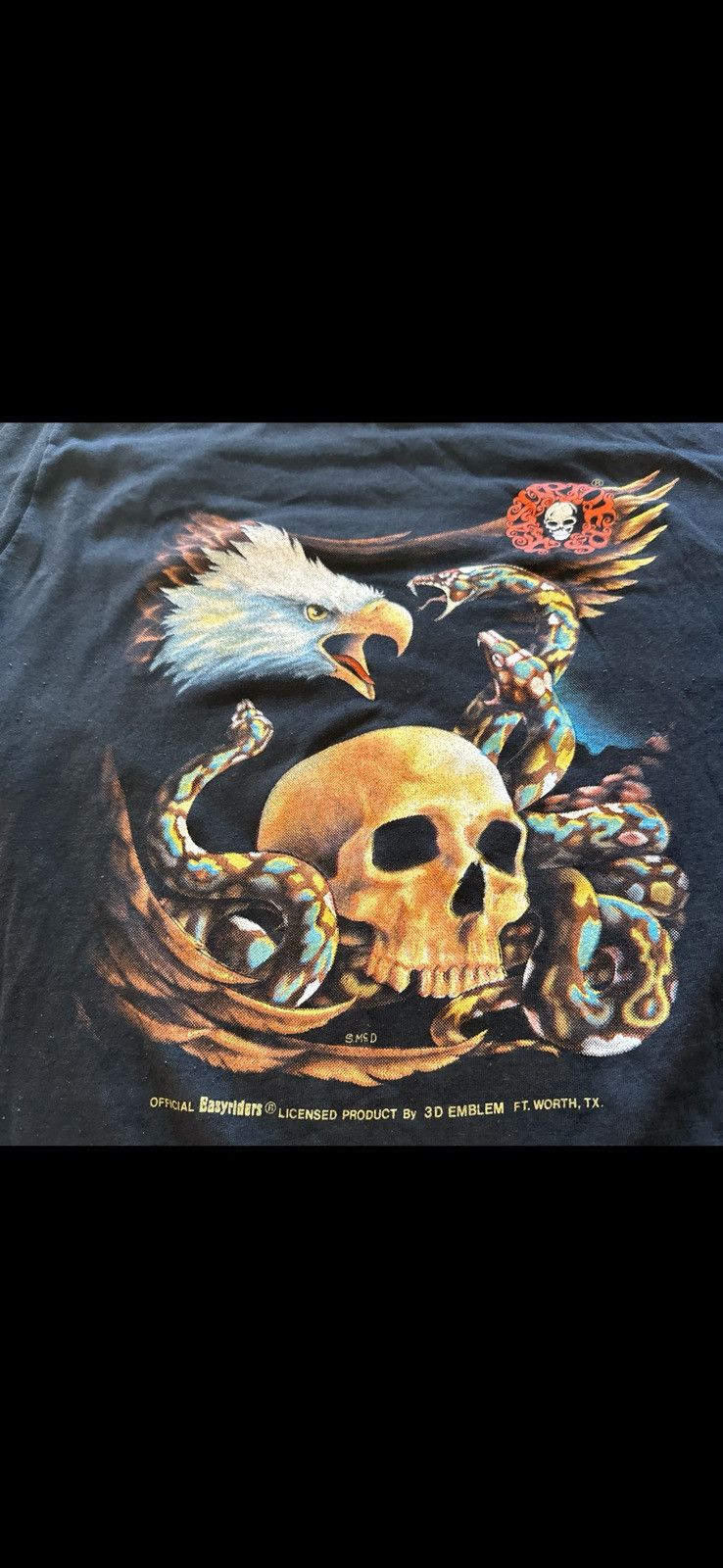 Harley Davidson Vintage 3D emblem Easy Riders rodeo Harley davidson t shirt Size US L / EU 52-54 / 3 - 4 Thumbnail