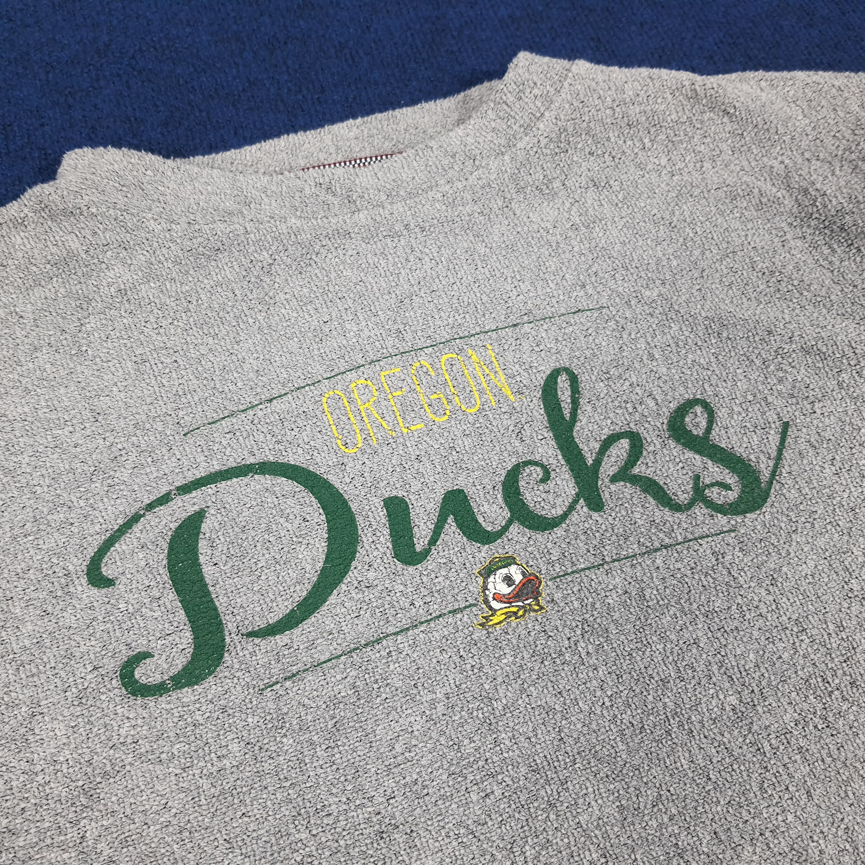 NFL × Vintage Vintage NFL Oregon Ducks Team Sweatshirt Size US XL / EU 56 / 4 - 2 Thumbnail