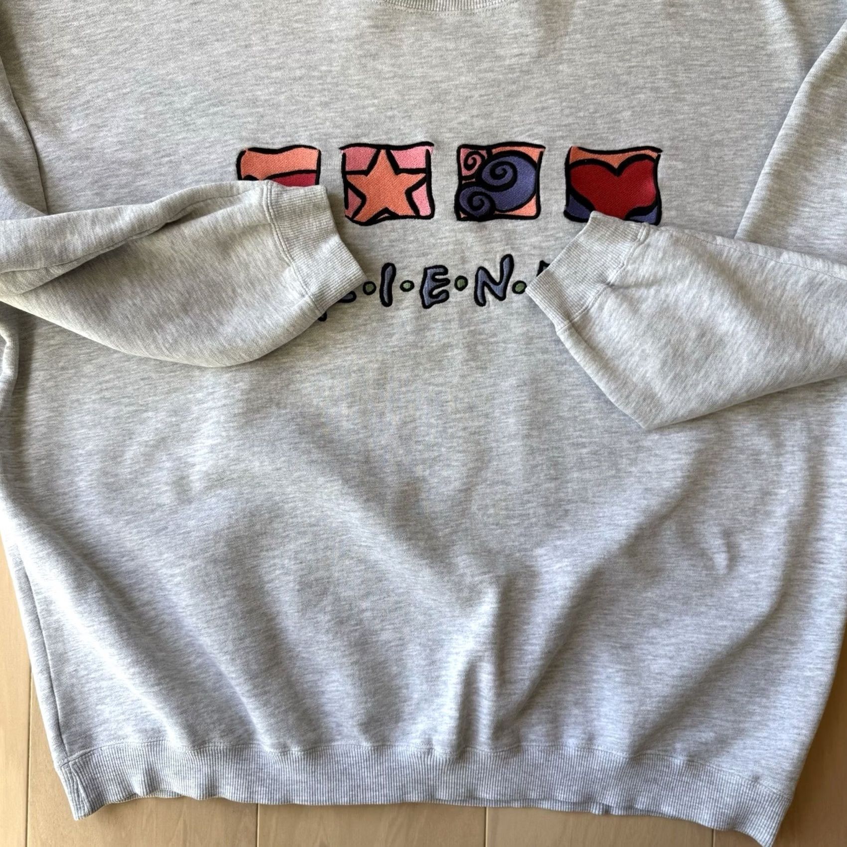 Vintage VINTAGE Friends Sweatshirt 2XL Blue Crew Neck Pullover Size US XXL / EU 58 / 5 - 5 Thumbnail