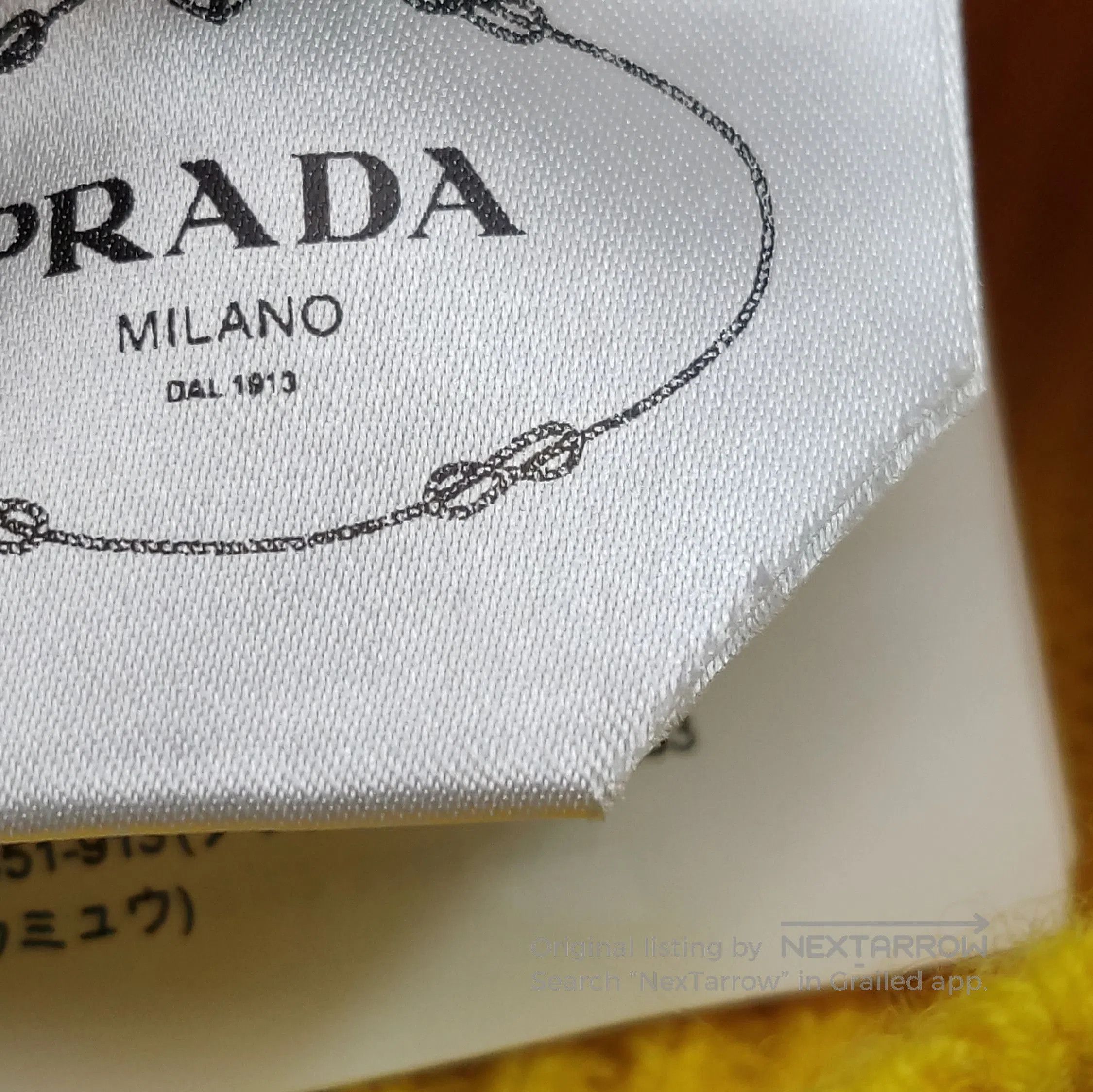 Prada Prada Yellow Cashmere Short Sleeve Sweater . Size S / US 4 / IT 40 - 8 Thumbnail