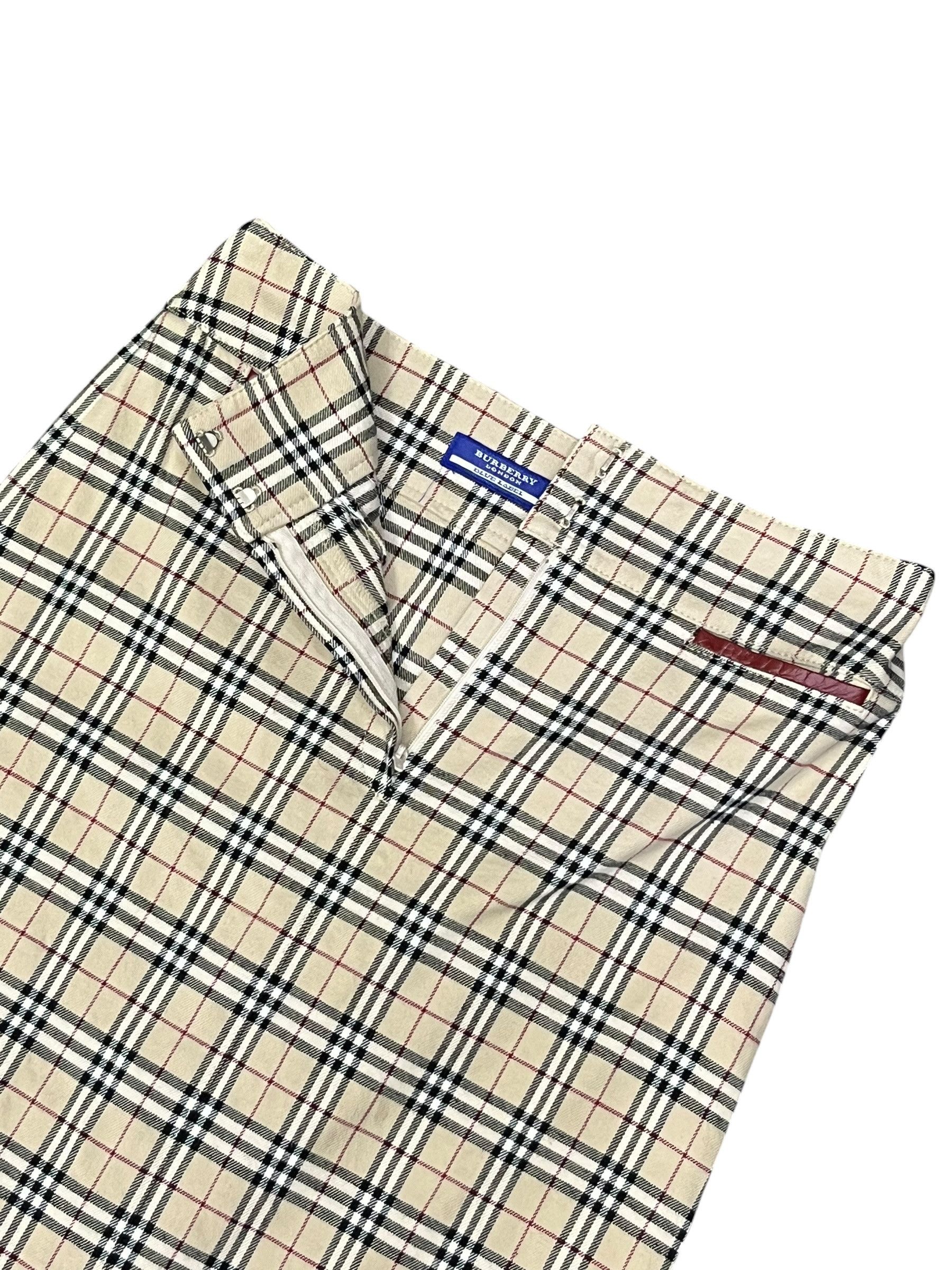 Burberry Burberry Blue Label Nova Check Zip Skirt Japan Size 25" / US 0 / IT 36 - 4 Thumbnail