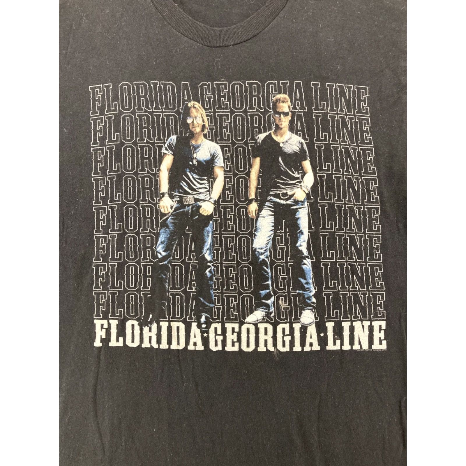 Tultex Florida Georgia Line Concert Tour TShirt M - Black Cotton Tultex Unisex Adults Short Sleeve Crew Neck Vintage? No Size US M / EU 48-50 / 2 - 2 Thumbnail