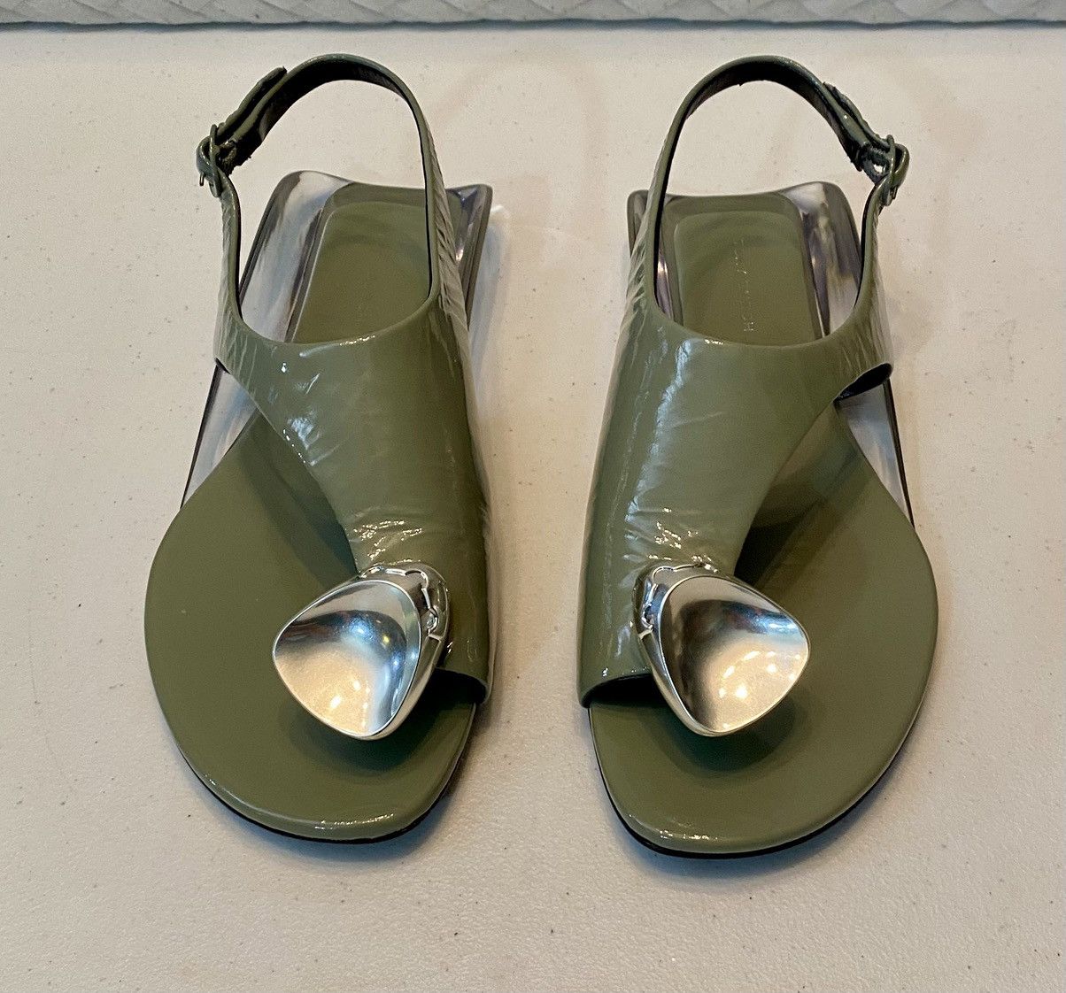 Tory Burch Tory Burch Patos Slingback Architectural Thong Sandal 6 NEW Size US 6 / IT 36 - 6 Thumbnail